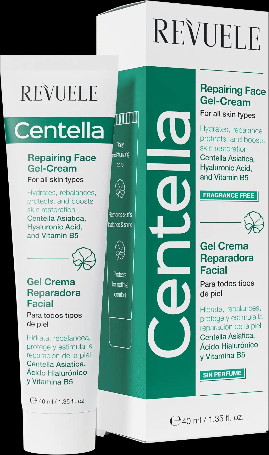 Revuele Centella naprawczy żel-krem do twarzy, 40 ml