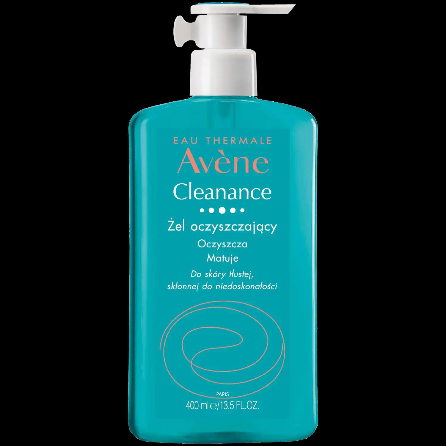 Avene Cleanance żel oczyszczający do twarzy, 400 ml