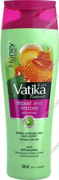 Dabur відновлювальний Vatika з яєчними білками для пошкодженого посіченого волосся 200 мл