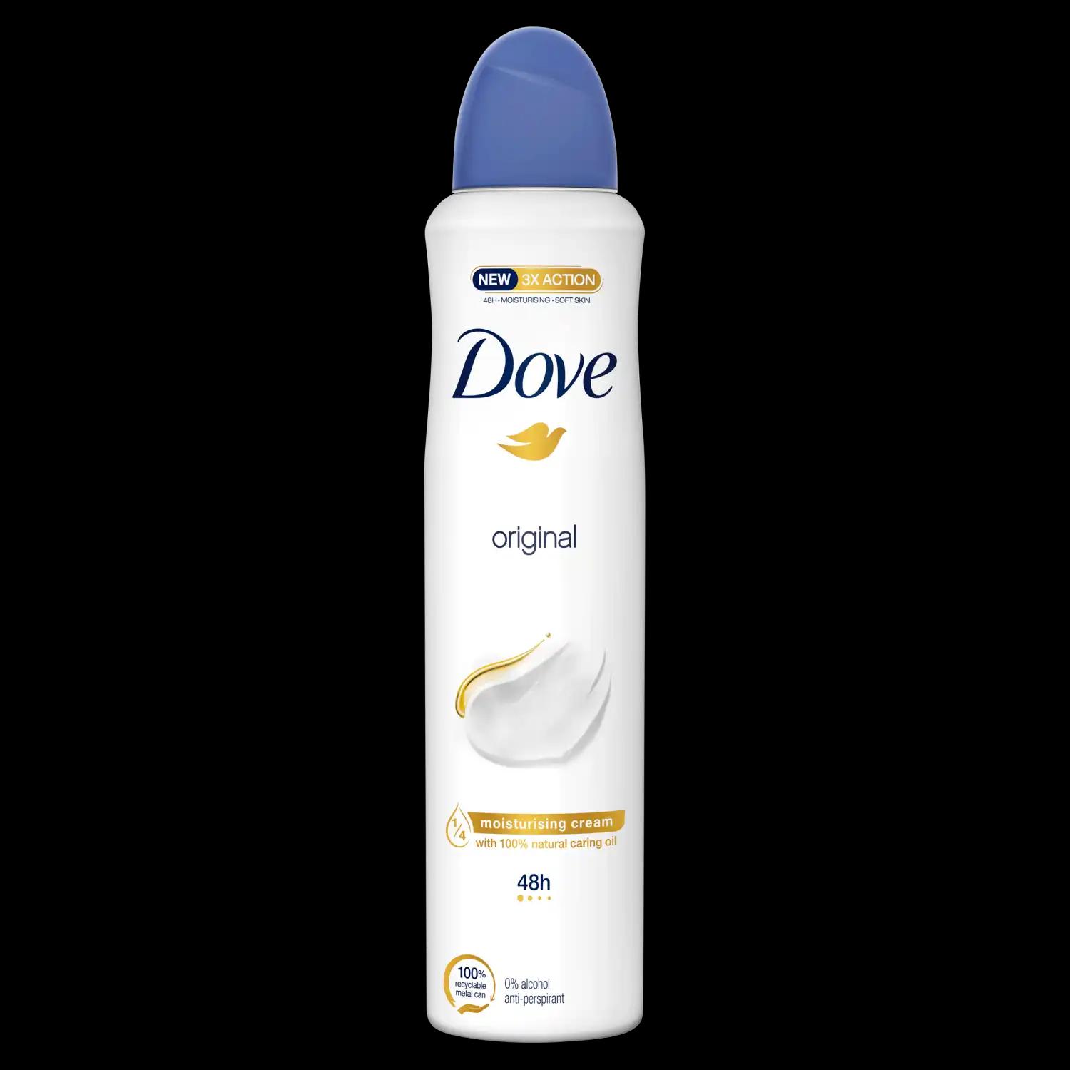 Dove Original antyperspirant damski w sprayu, 250 ml