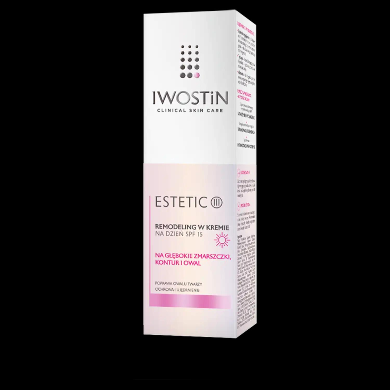 Iwostin Estetic III remodeling w kremie do twarzy na dzień SPF15, 40 ml