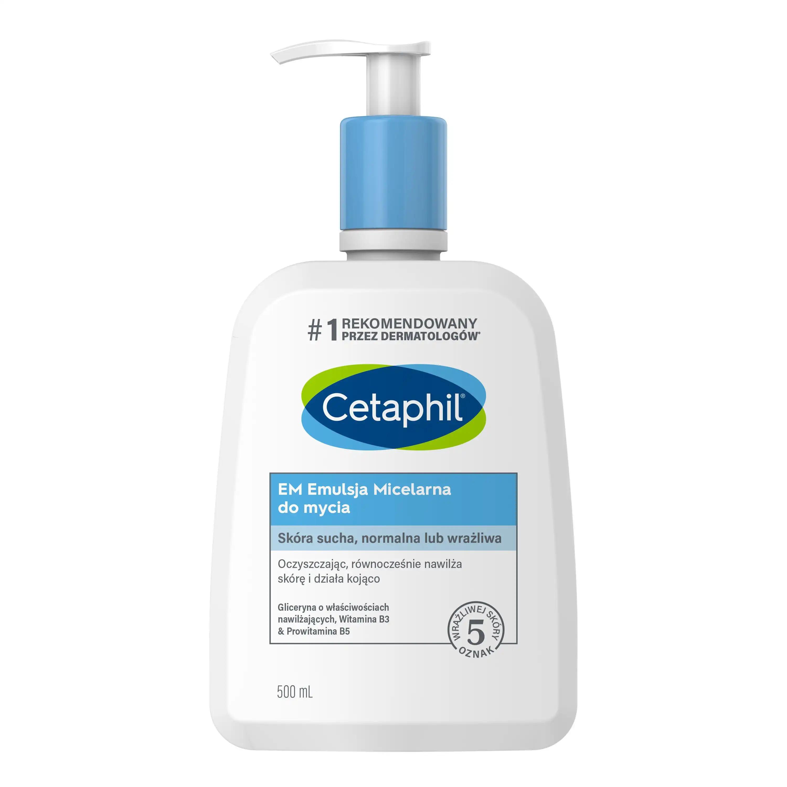 Cetaphil EM emulsja micelarna do mycia twarzy, 500 ml