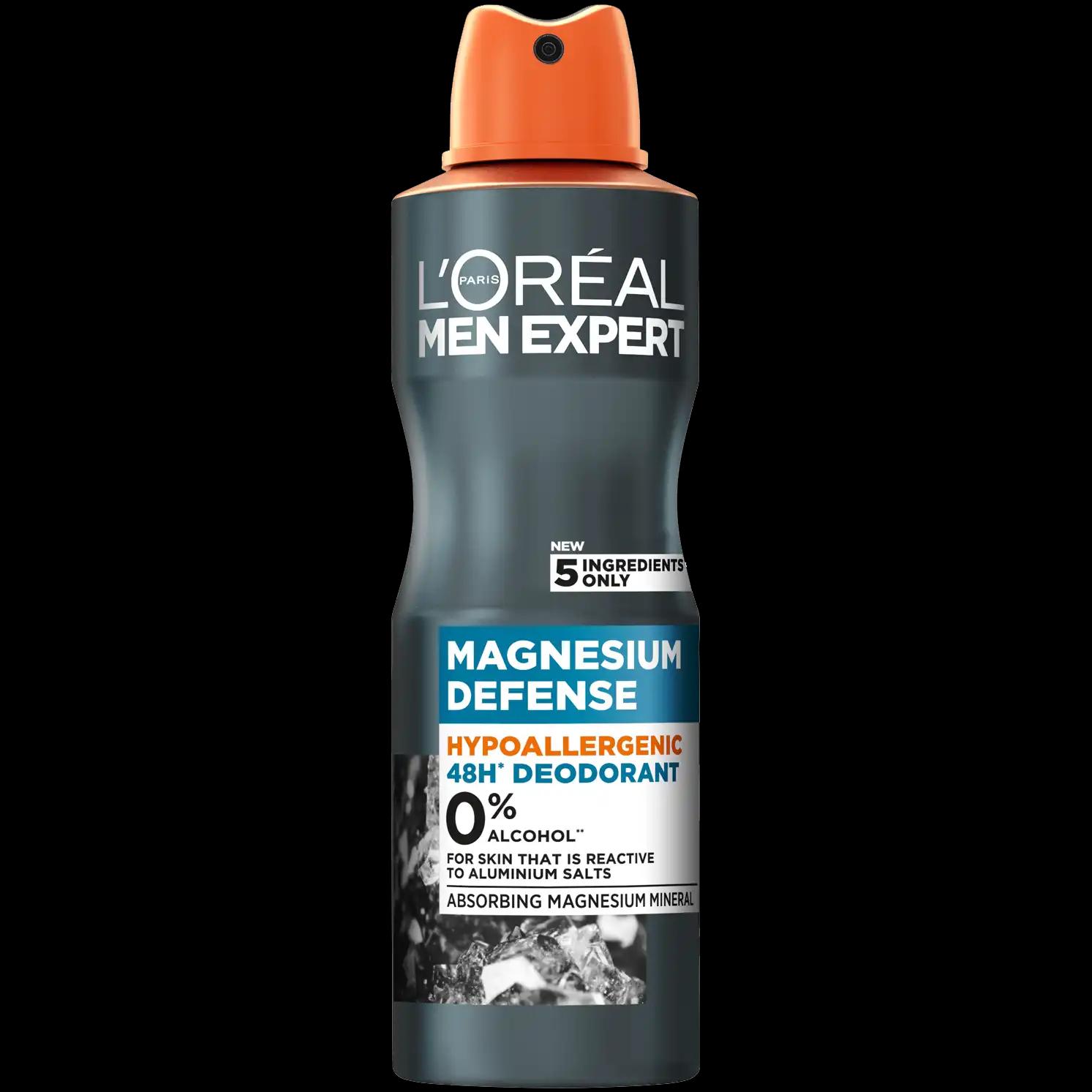 L'Oreal Paris Men Expert hipoalergiczny dezodorant w sprayu męski, 150 ml