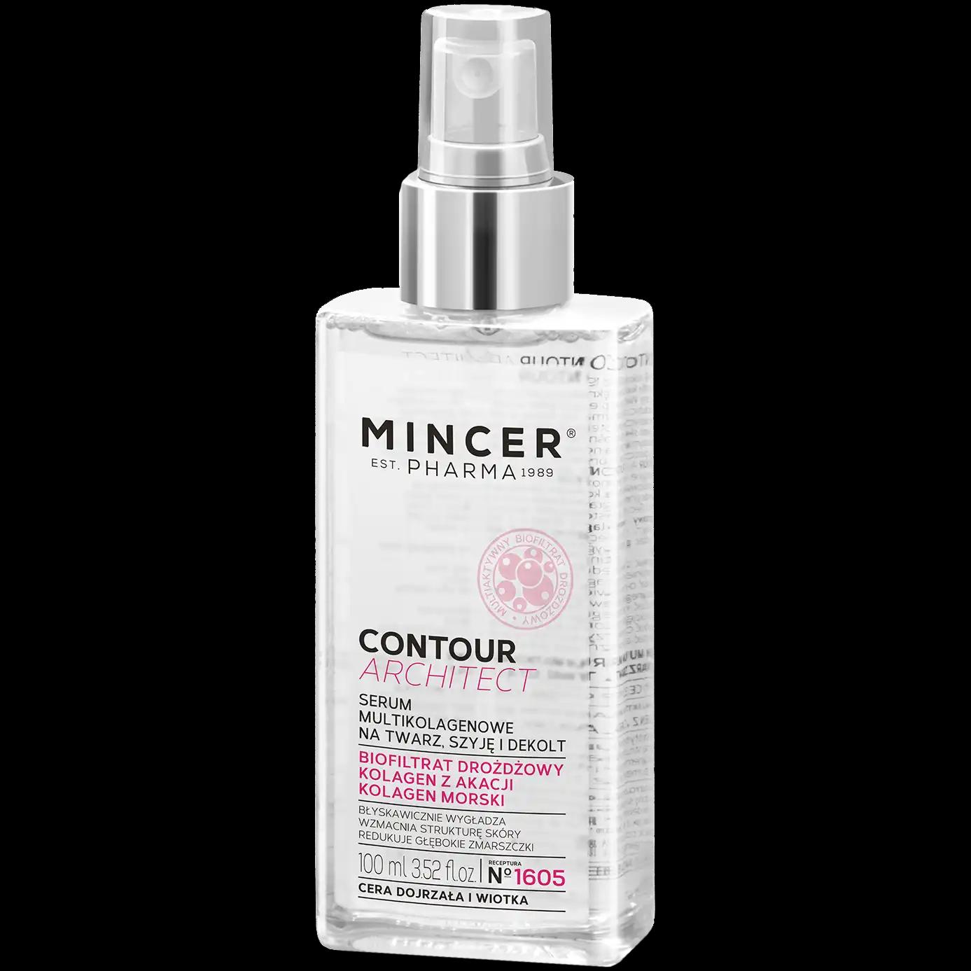 Mincer Pharma Contour Architect N1605 serum multikolagenowe do twarzy, szyii i dekoltu, 100 ml