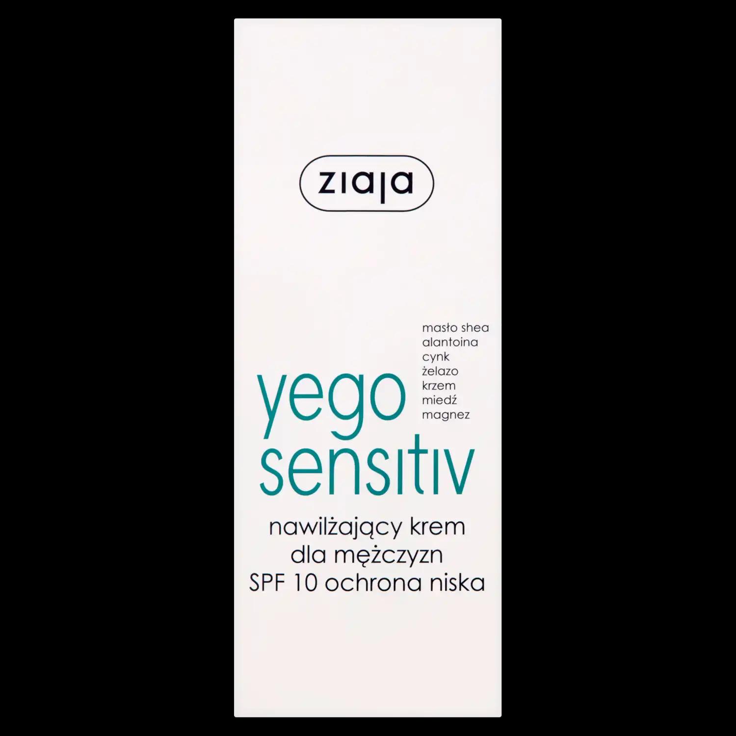 Ziaja Yego Sensitive nawilżający krem do twarzy, 50 ml