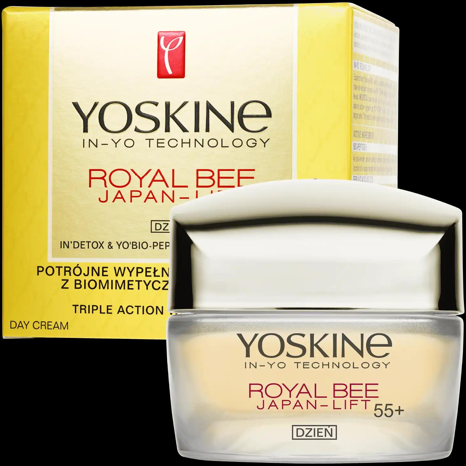 Yoskine Royal Bee Japan Lift krem do twarzy 55+ na dzień, 50 ml