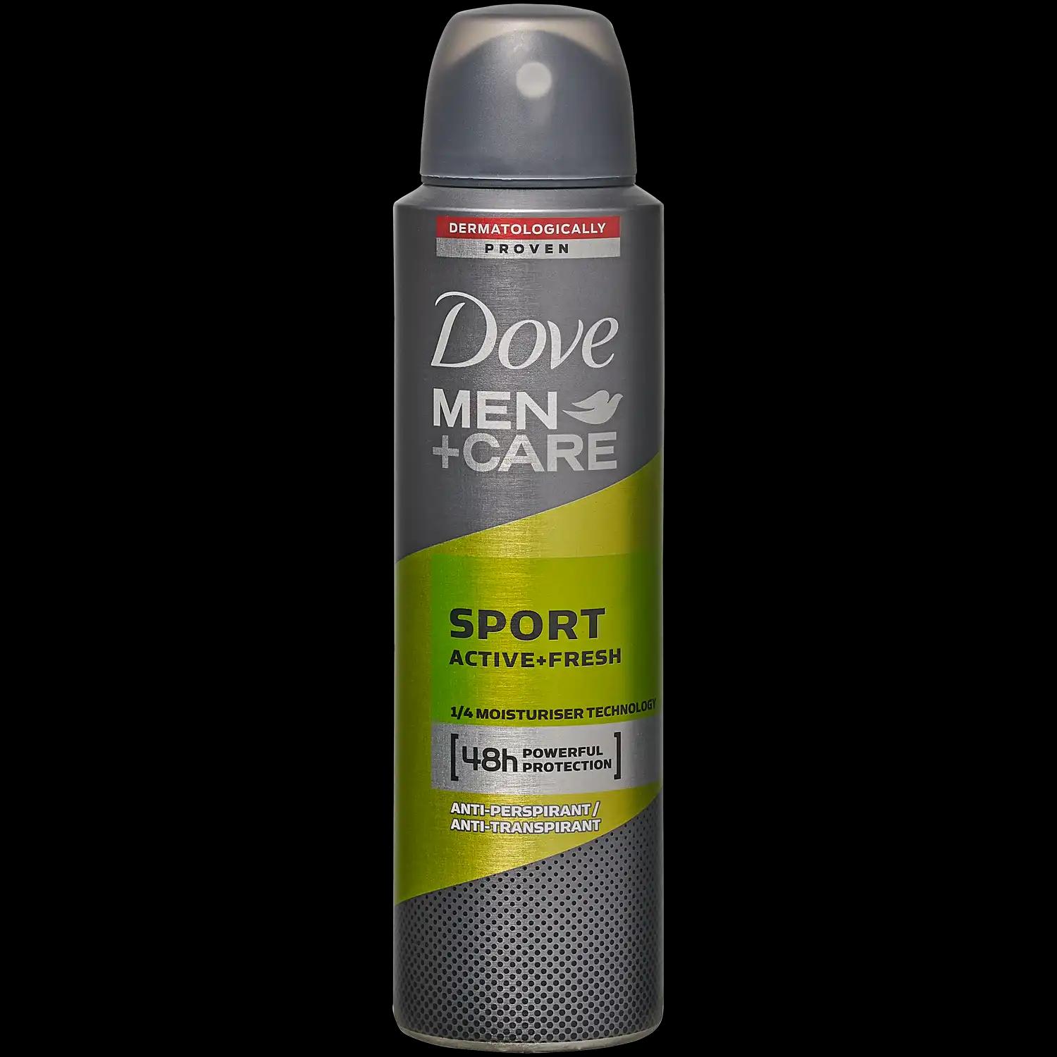 Dove Men Care Sport Active+ Fresh antyperspirant męski w sprayu, 150 ml