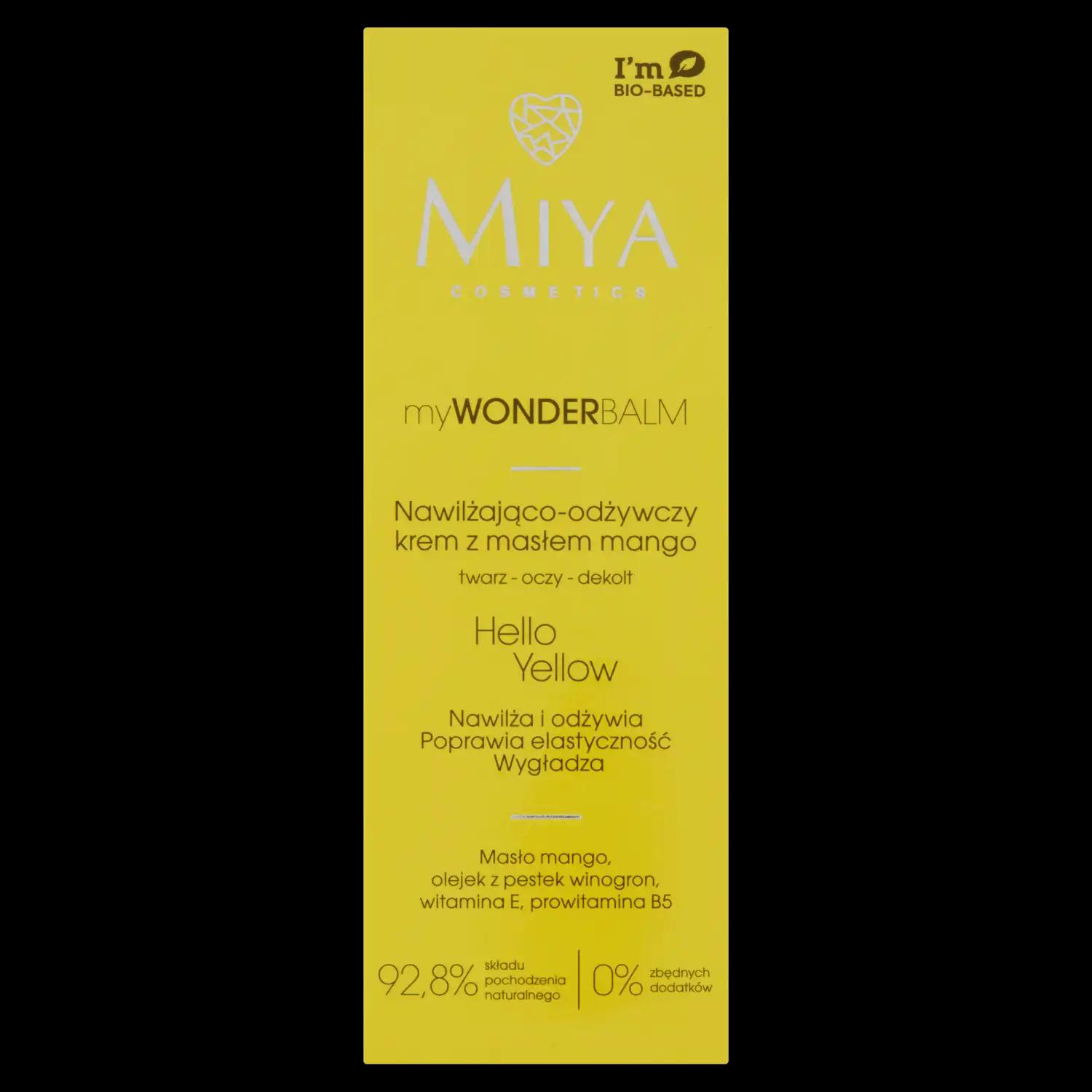 MIYA COSMETICS Miya Cosmetics MyWonderBalm nawilżająco-odżywczy krem z masłem mango do twarzy, 75 ml