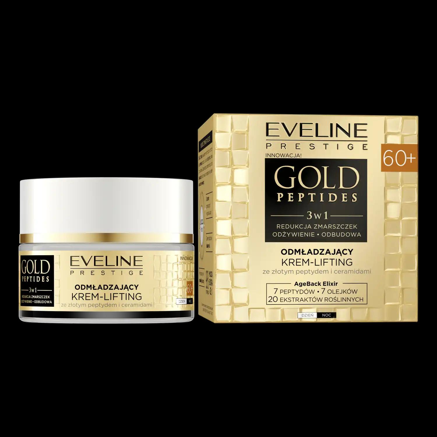 Prestige Eveline Gold Peptides liftingujący do twarzy 60+, 50 ml