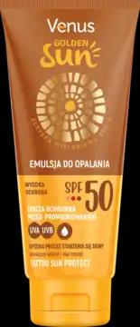 Venus VENUS Golden Sun emulsja do opalania, SPF 50 150 ml