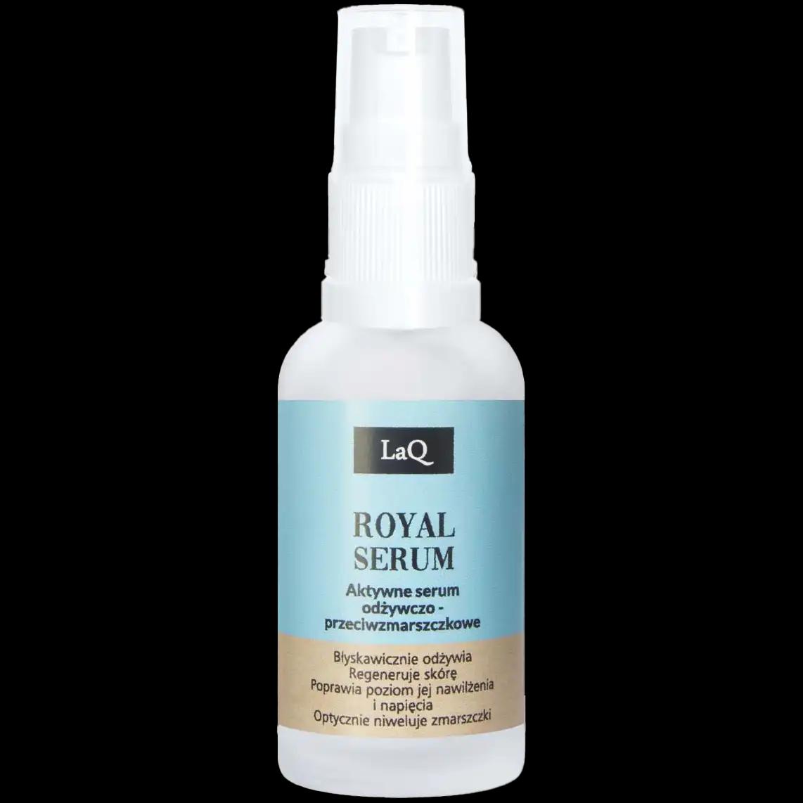 LaQ Royal aktywne serum odżywczo-przeciwzmarszczkowe do twarzy, 30 ml