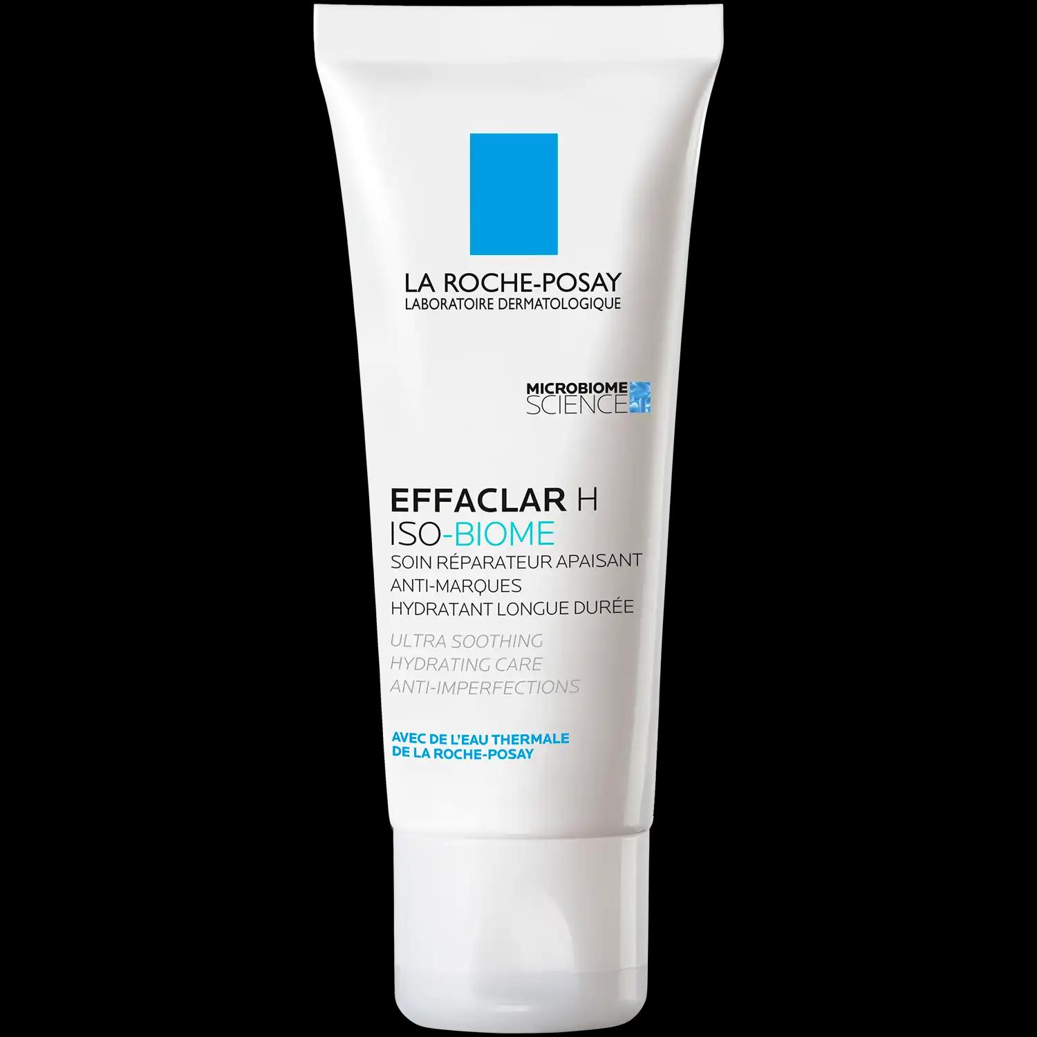 La Roche-Posay Effaclar H ISO-Biome kojący krem nawilżający przeciw niedoskonałościom do twarzy, 40 ml