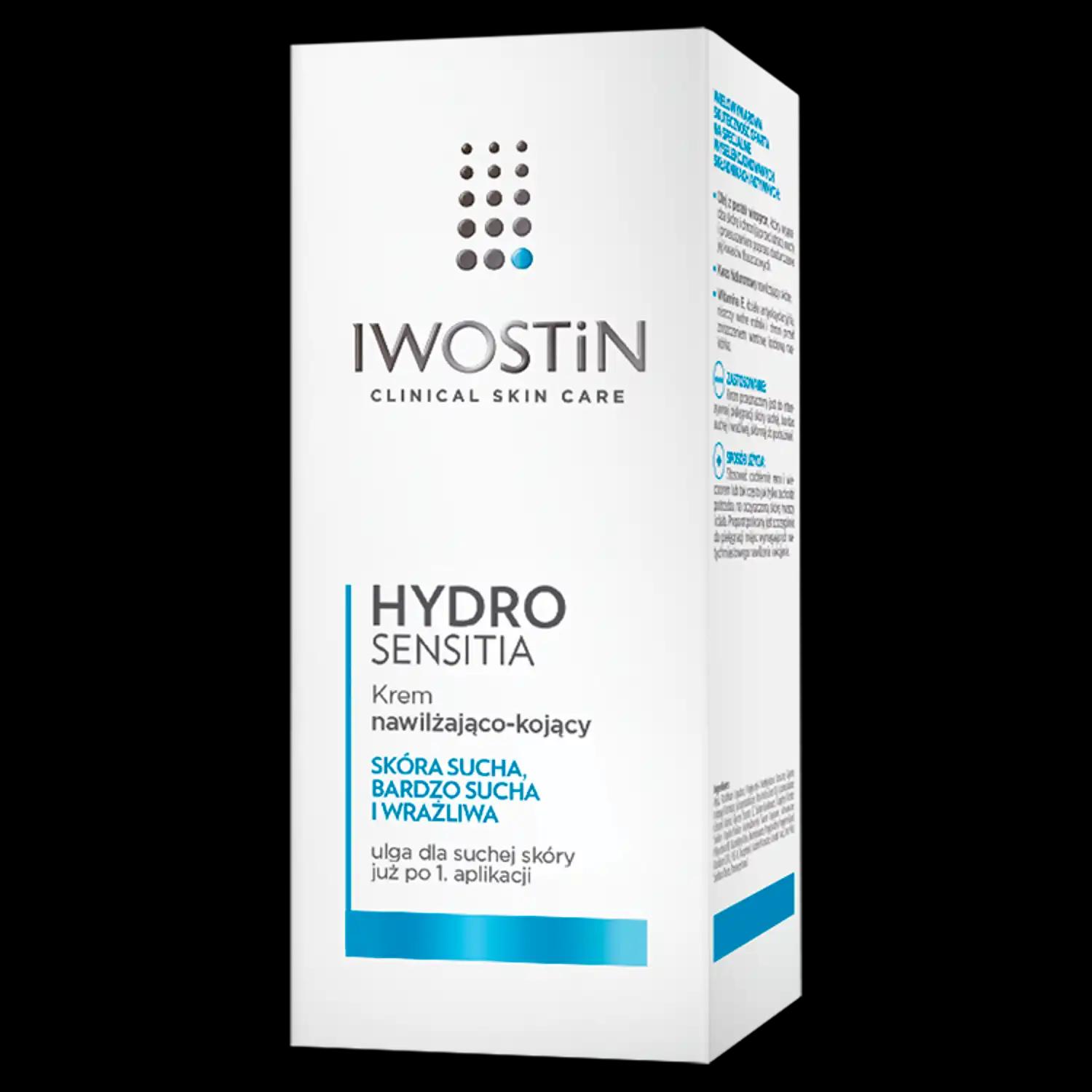 Iwostin Hydro Sensitia nawilżająco-kojący krem do twarzy, 150 ml