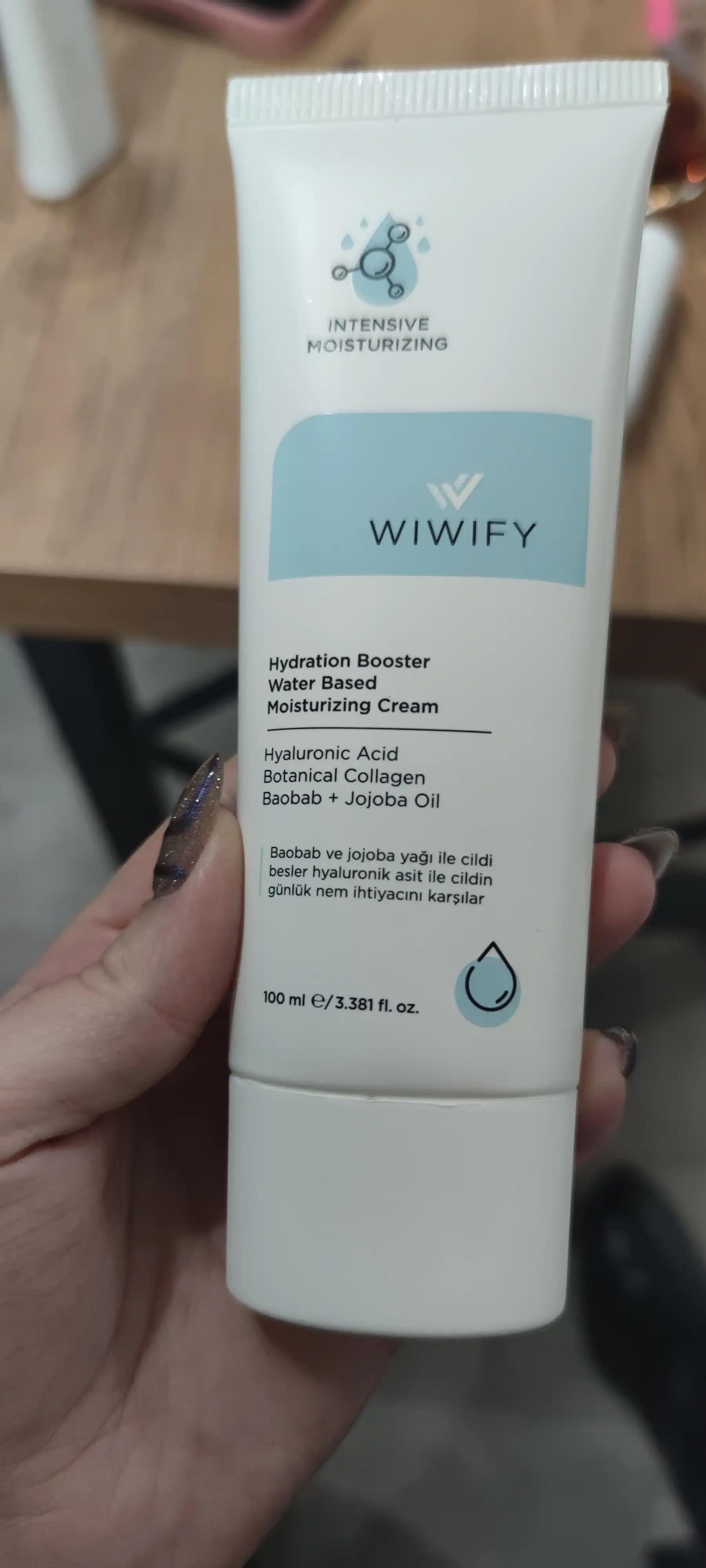 WIWIFY Su Bazlı Yoğun Nemlendirici Yüz Kremi 100 Ml Tüm Cilt Tipleri 24 Saat Etkili