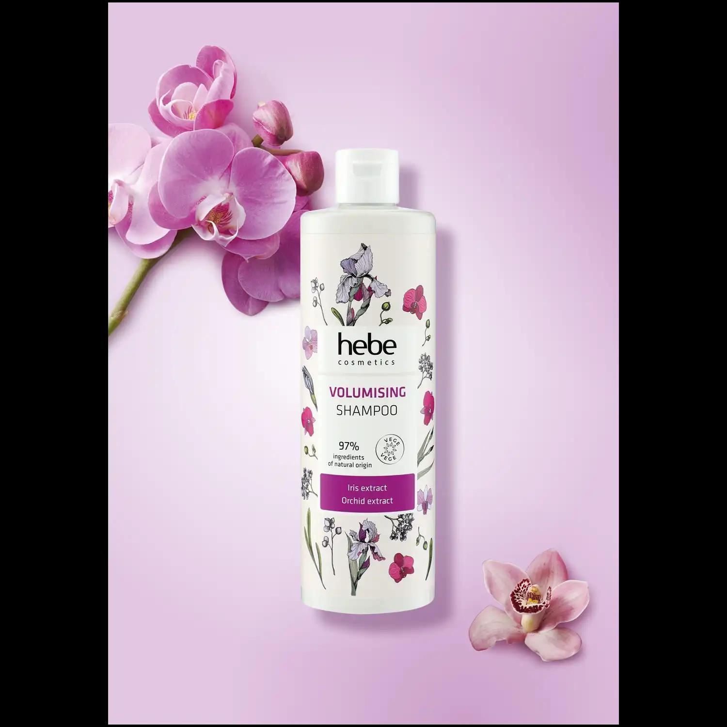 Hebe Cosmetics Volumizing Shampoo zwiększający objętość włosów, 400 ml