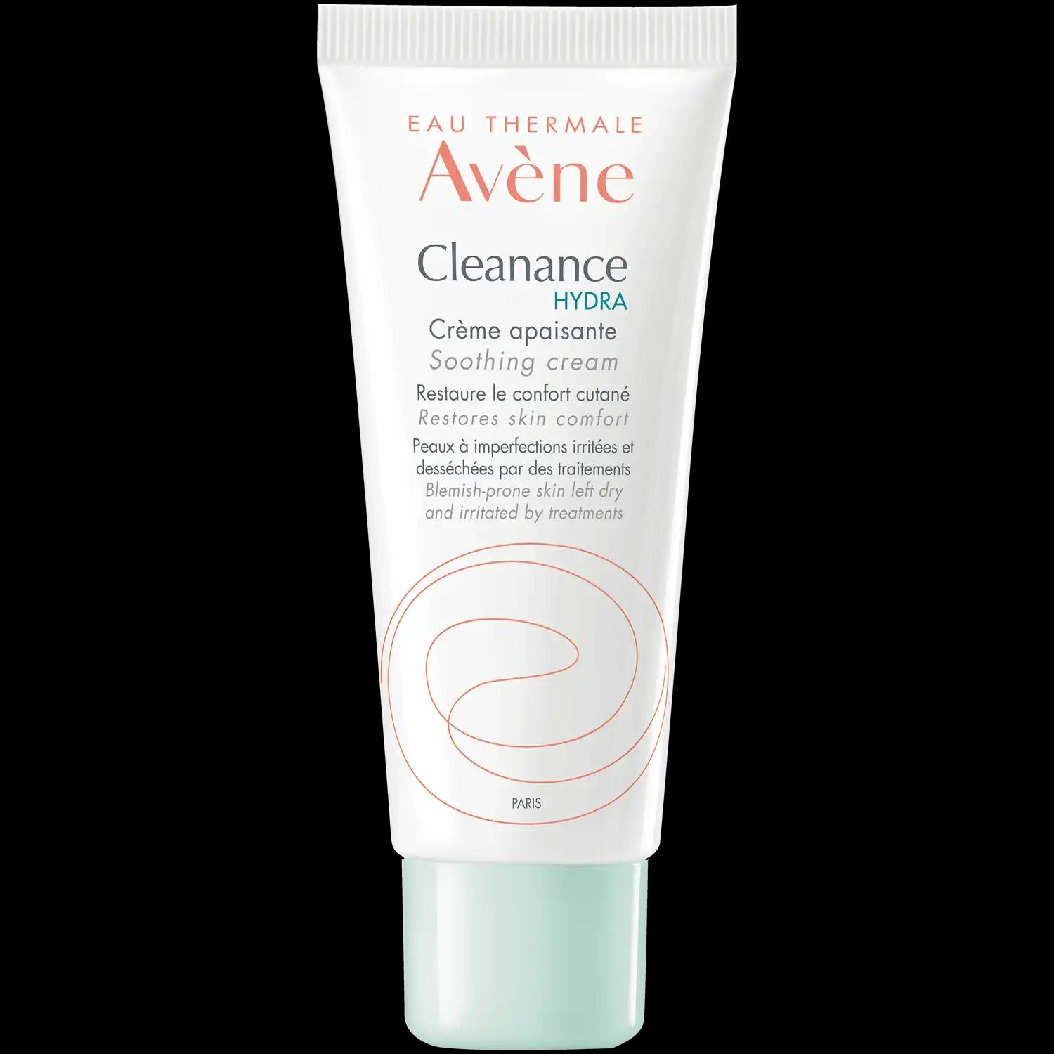 Avene Cleanance Hydra łagodzący krem do skóry podrażnionej i wysuszonej, 40 ml