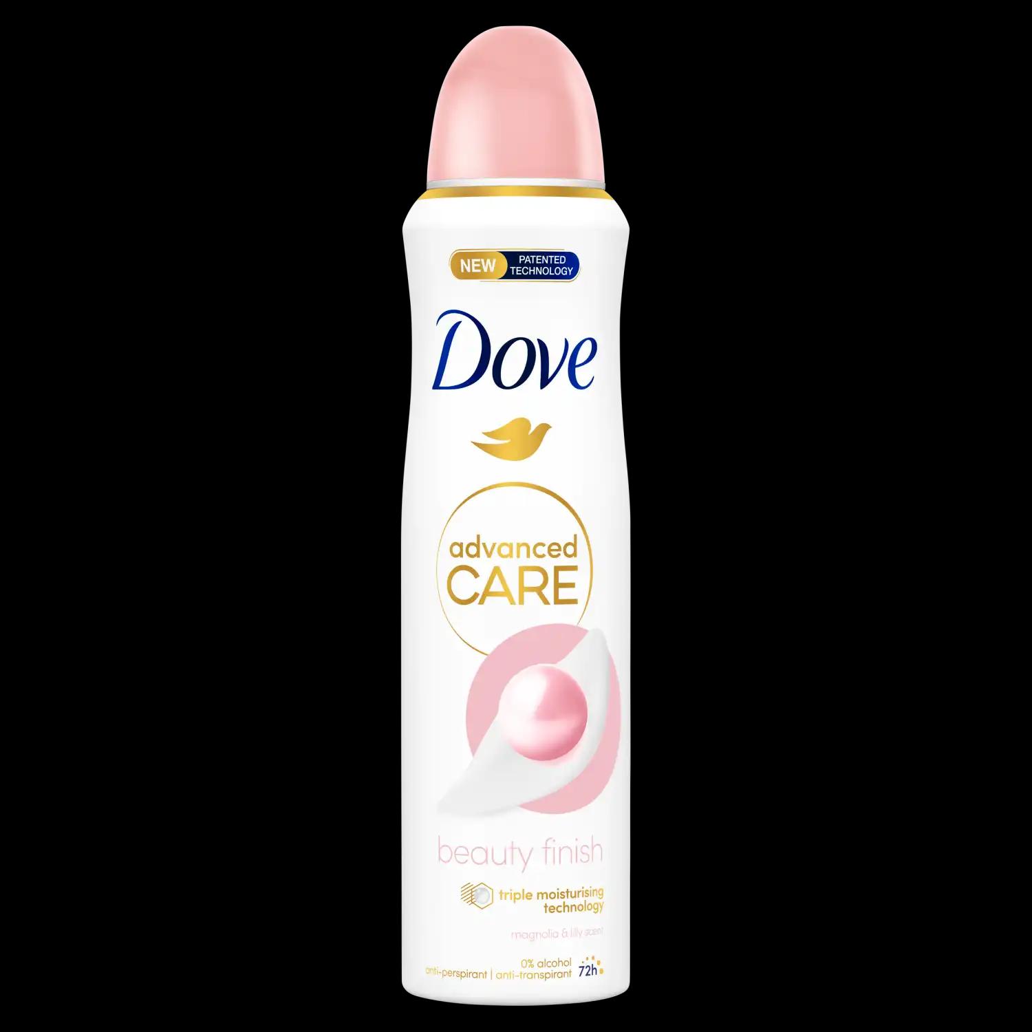 Dove Advanced Care Magnolia & Lilly Scent antyperspirant w sprayu damski, 150 ml