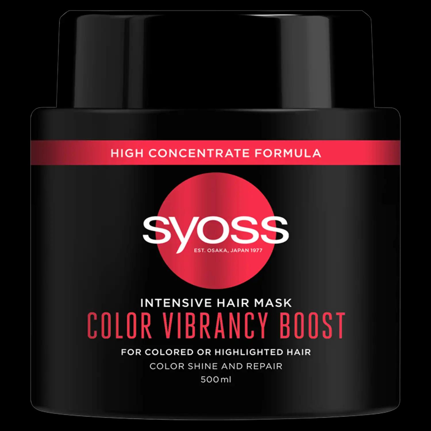 Syoss Color Vibrancy Boost intensywnie regenerująca do włosów, 500 ml