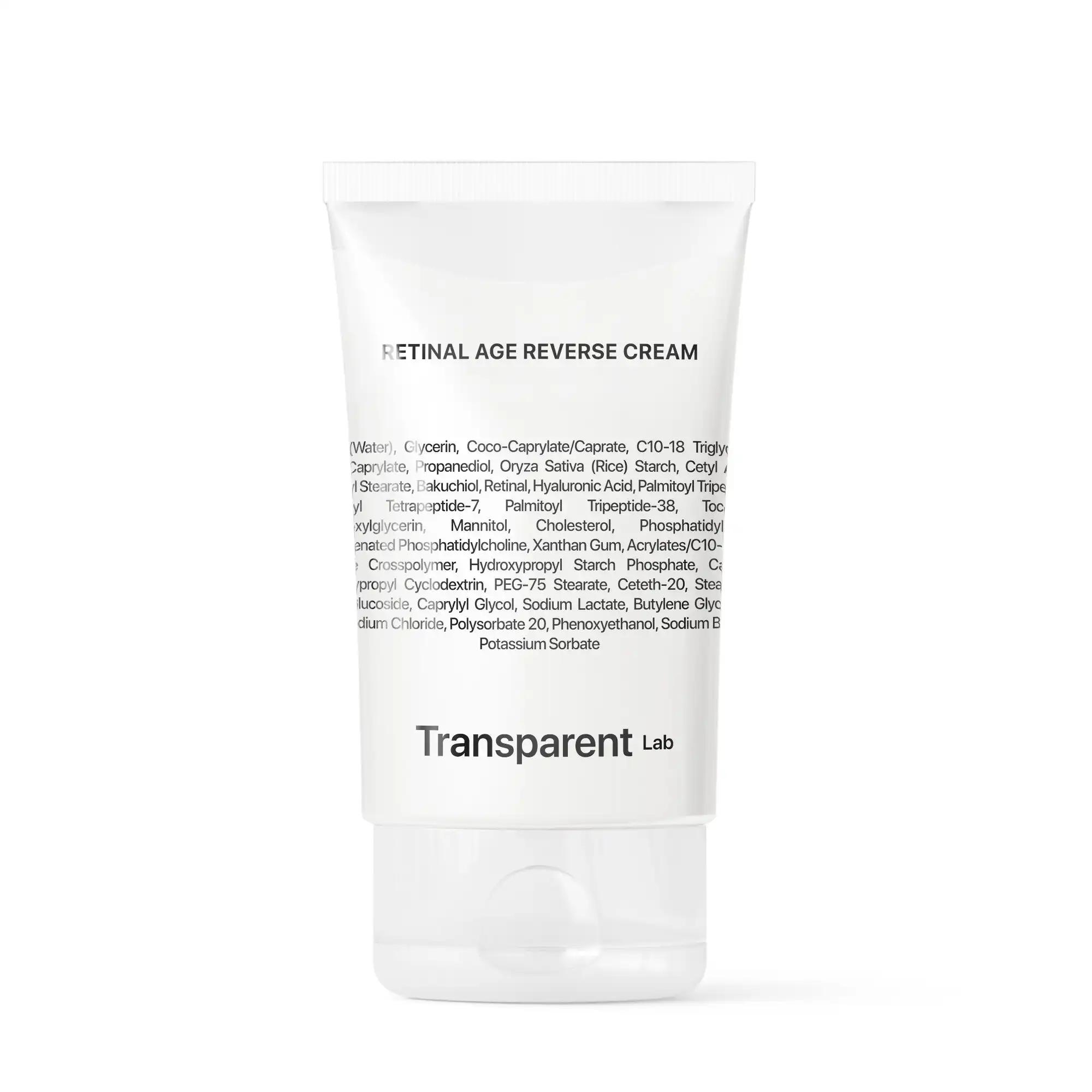 Transparent Lab Retinal Age Reverse Cream przeciwstarzeniowy krem do twarzy z retinalem (0,03%), 50 ml