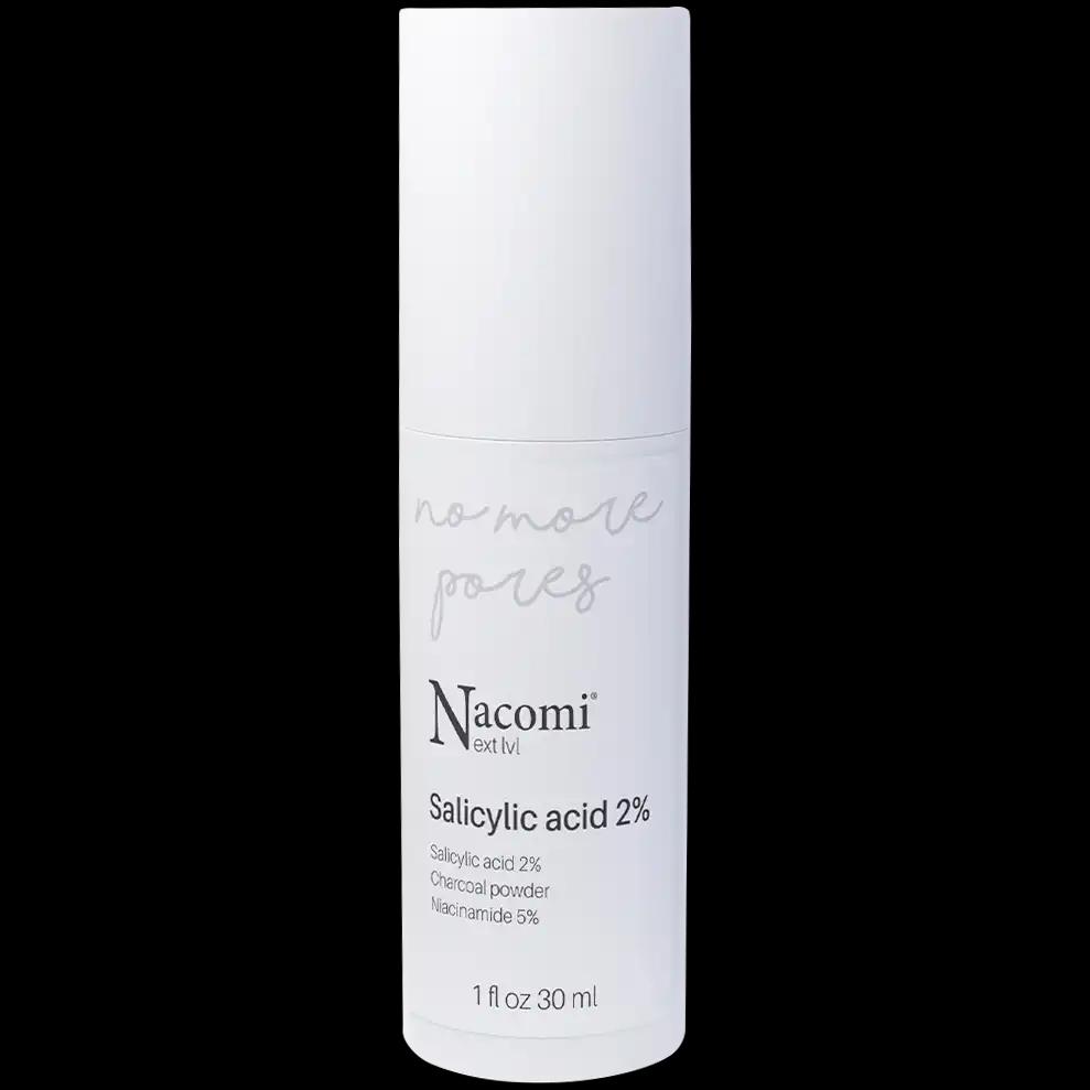 Nacomi Next Level złuszczające serum z kwasem salicylowy 2% do twarzy na noc, 30 ml