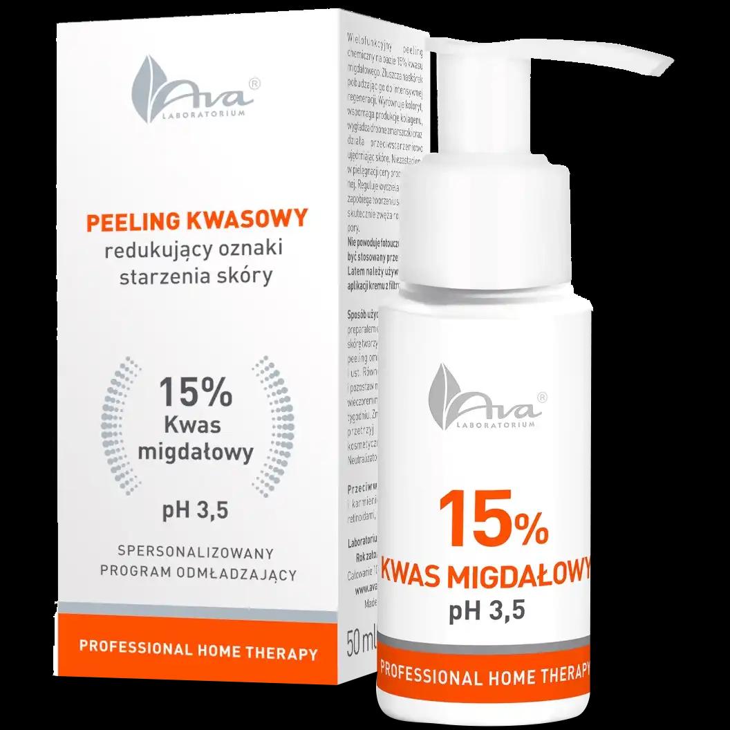 AVA Laboratorium kwas migdalowy 15% do twarzy, 50 ml