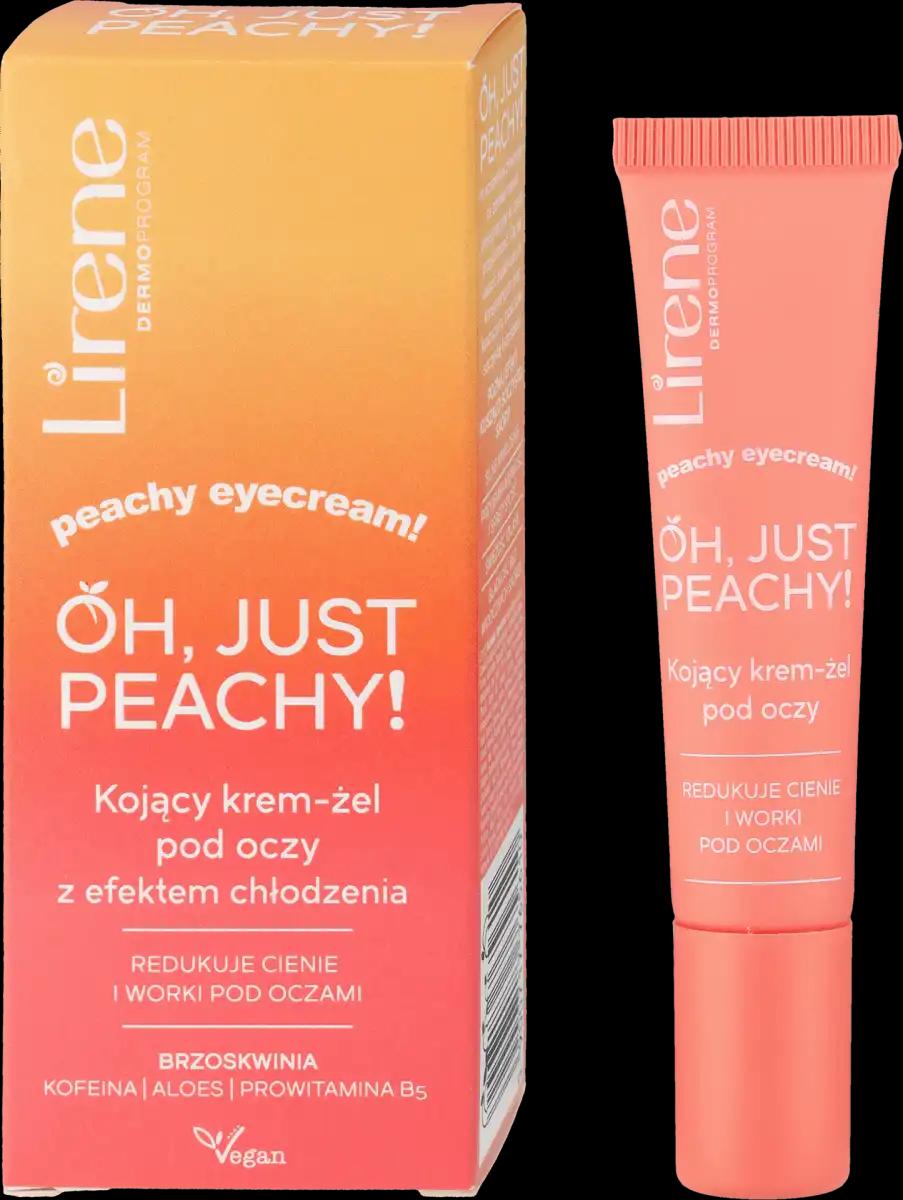 Lirene Oh, just Peachy! Kojący krem-żel pod oczy z efektem chłodzenia, 15 ml