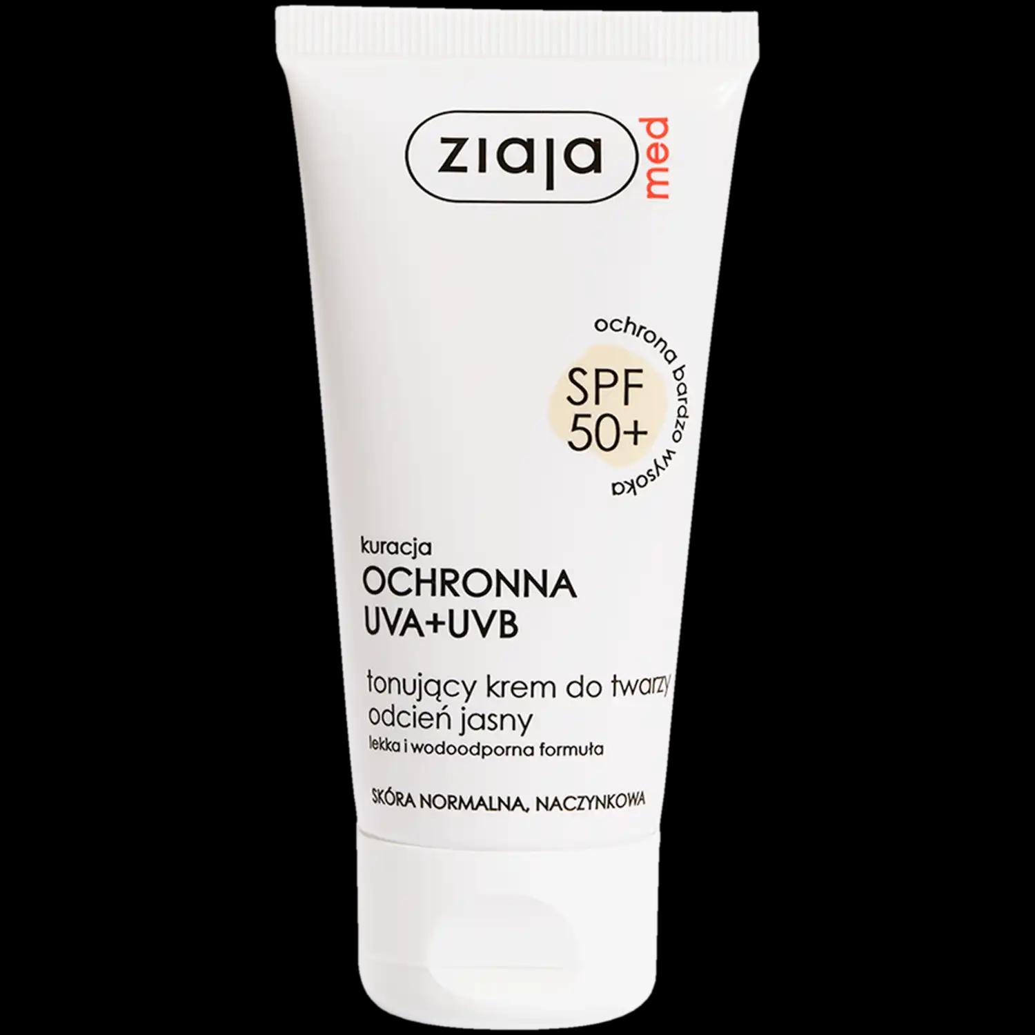 Ziaja med Med. krem do cery naczynkowej SPF50+, 50 ml