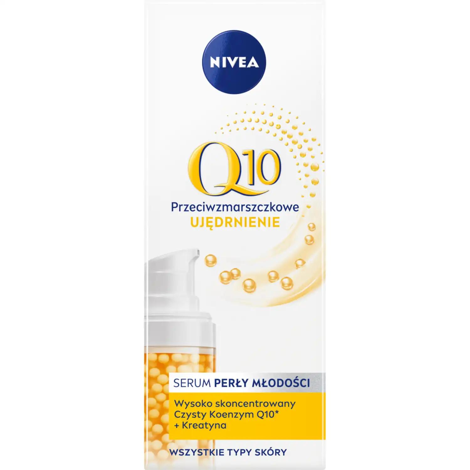 Nivea Q10 Ujędrnienie serum do twarzy perły młodości, 30 ml