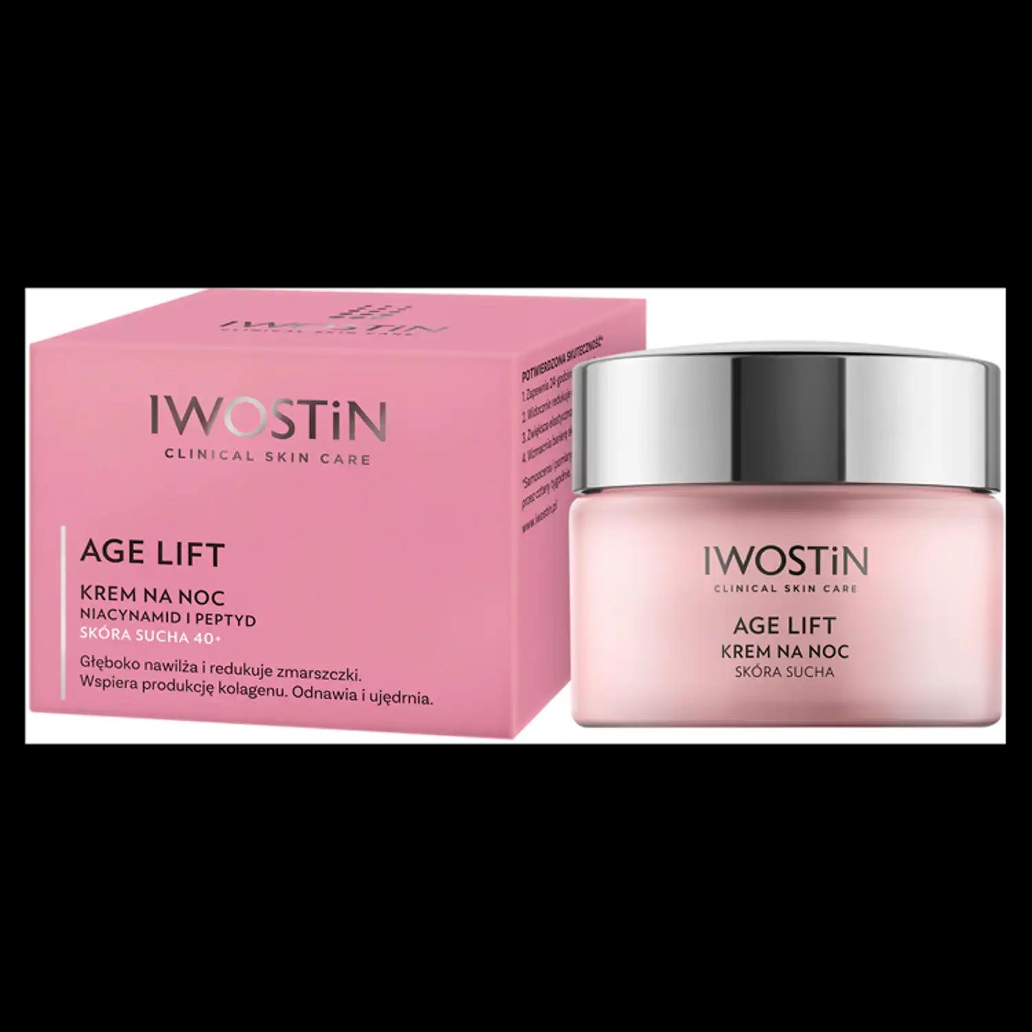 Iwostin Age Lift krem na noc do cery suchej, 50 ml