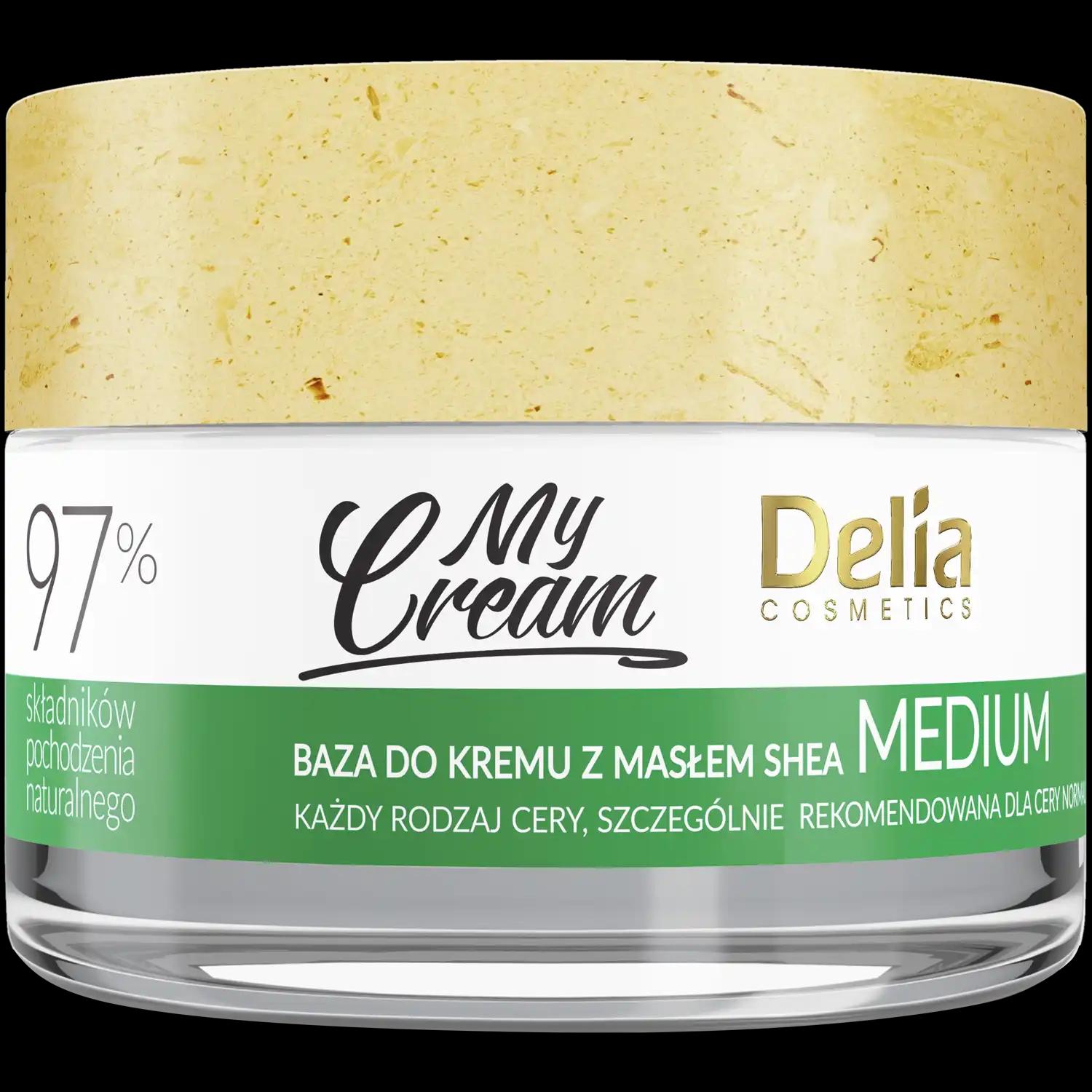 Delia My Cream baza do kremu do twarzy medium, 40 ml