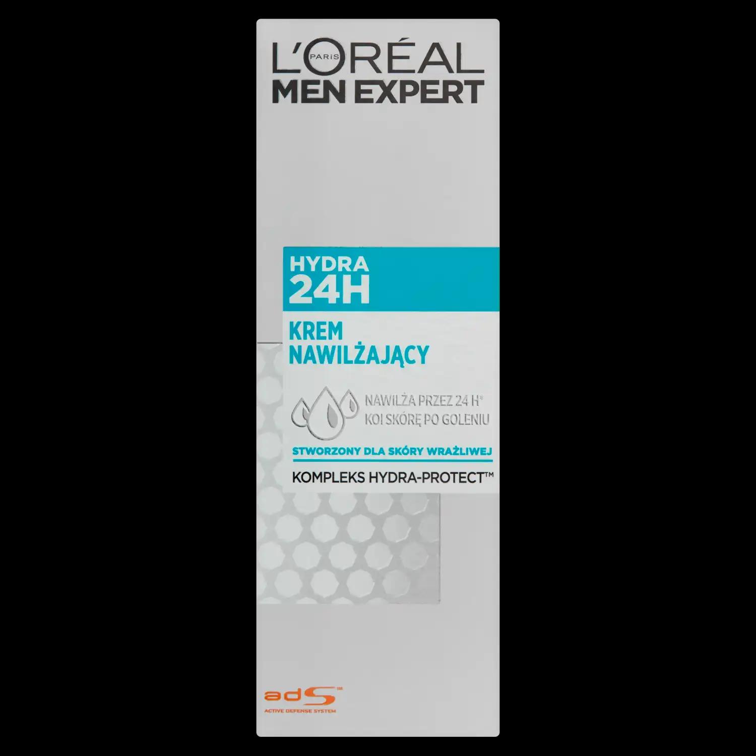 L'Oreal Paris Men Expert Hydra 24H nawilżający krem do twarzy męski, 75 ml