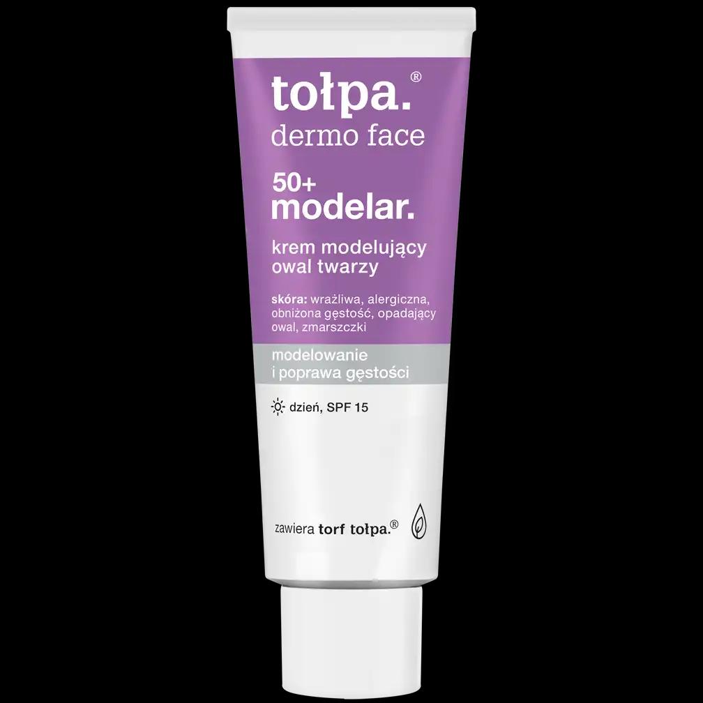 Tolpa Dermo Face Modelar 50+ krem modelujący owal twarzy na dzień z SPF15, 40 ml