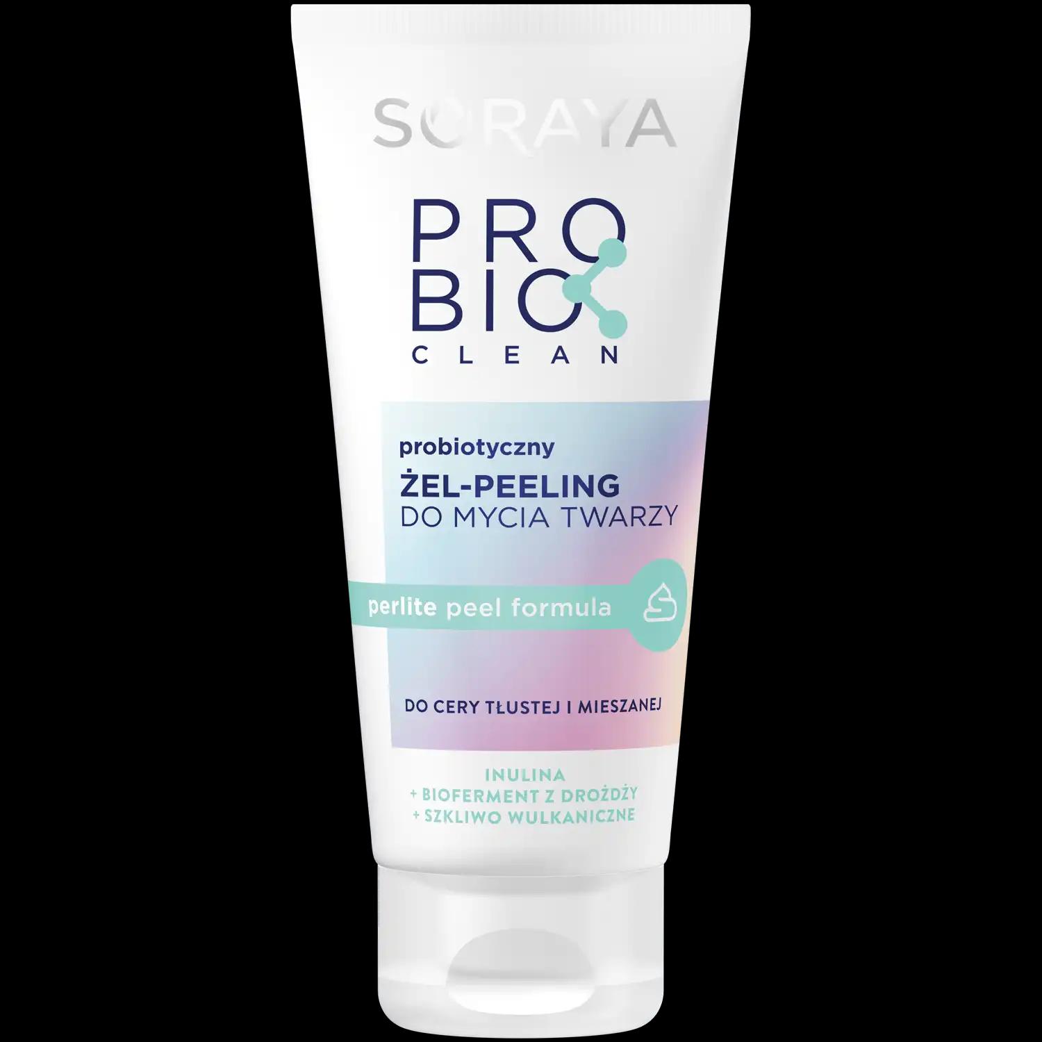 Soraya Probio żel-peeling do mycia twarzy, 150 ml