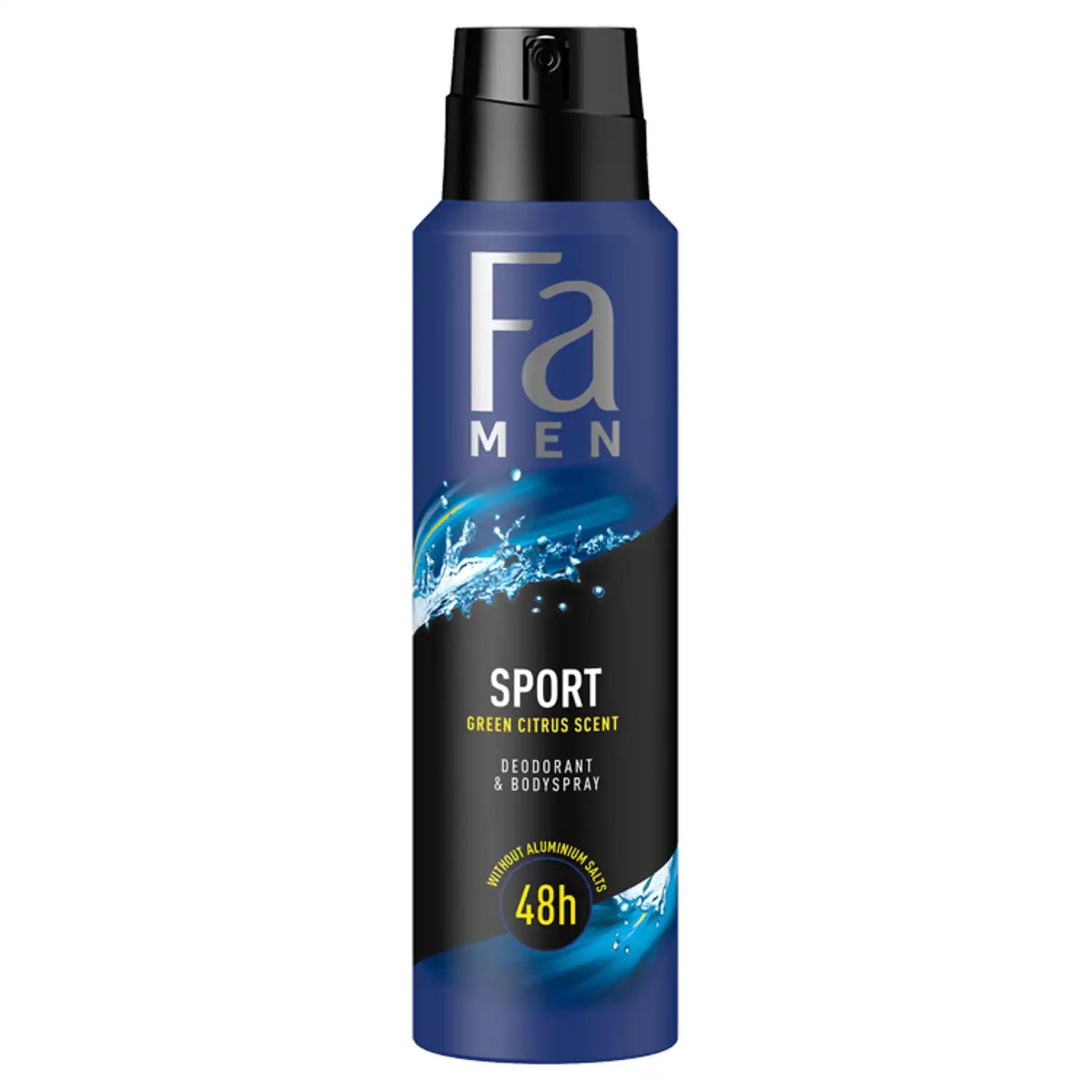 Fa Cosmetics Men Sport 48H dezodorant męski w sprayu, 150 ml