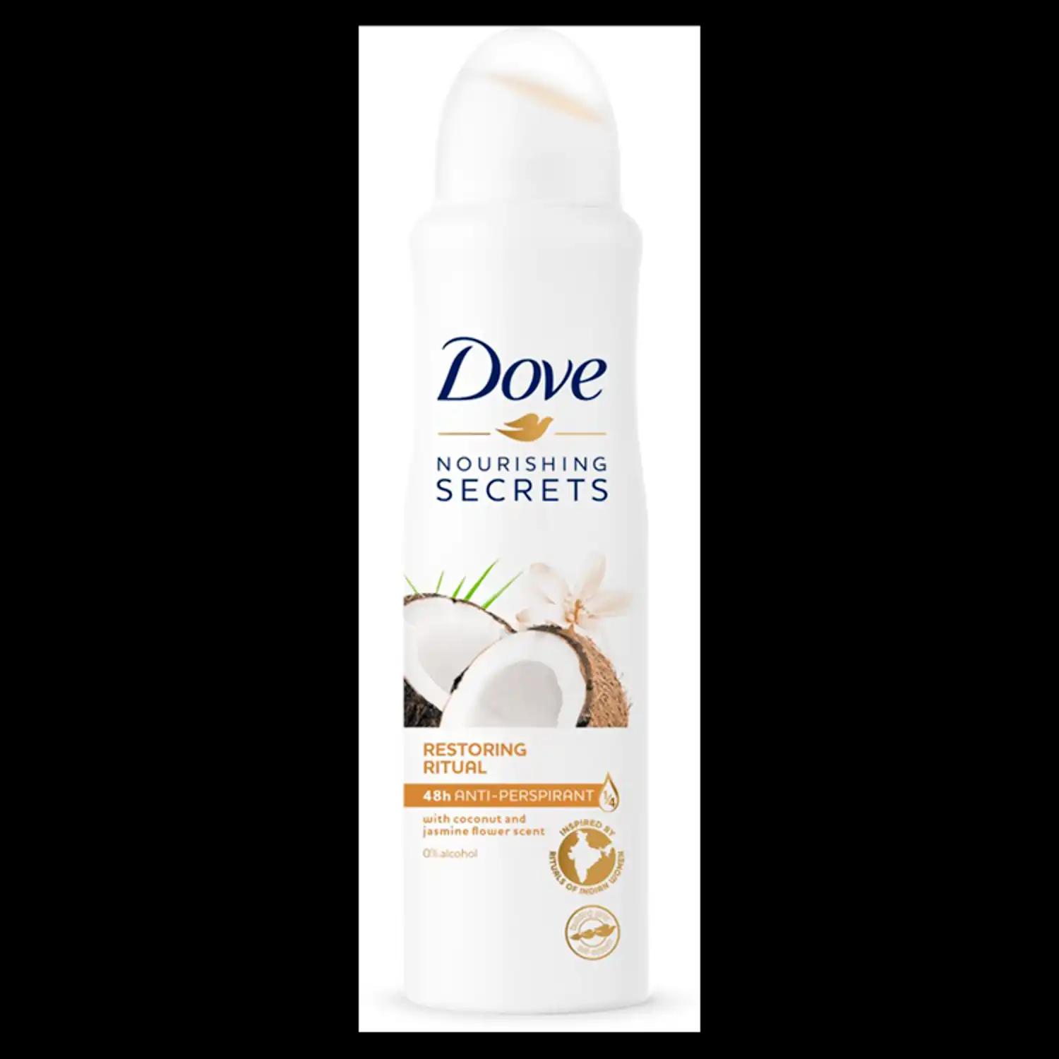 Dove Nourishing Secrets Restoring Ritual antyperspirant damski w sprayu, 150 ml