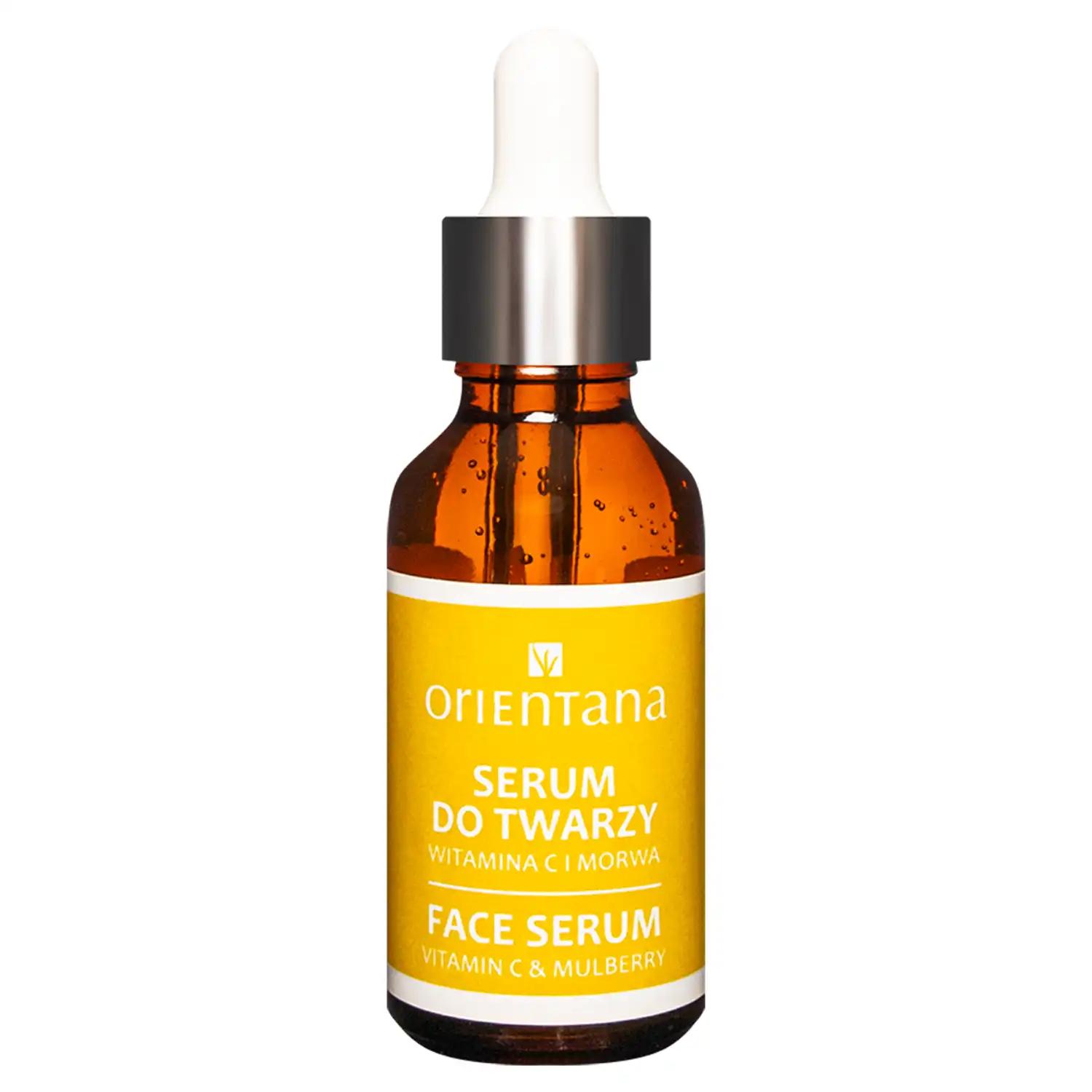 Orientana Bio serum do twarzy z witaminą C i morwą, 30 ml