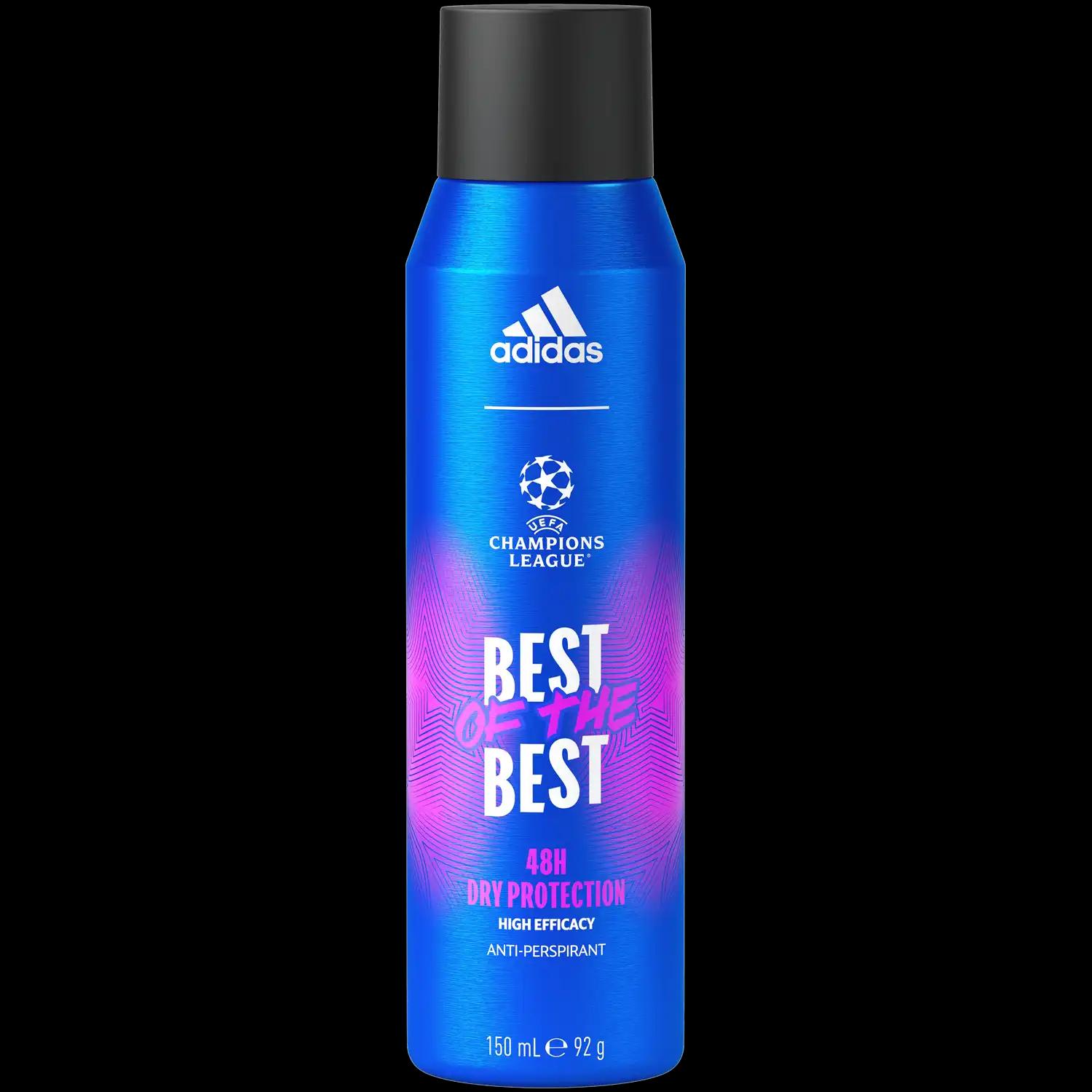 Adidas UEFA IX Best of the Best antyperspirant w sprayu męski, 150 ml