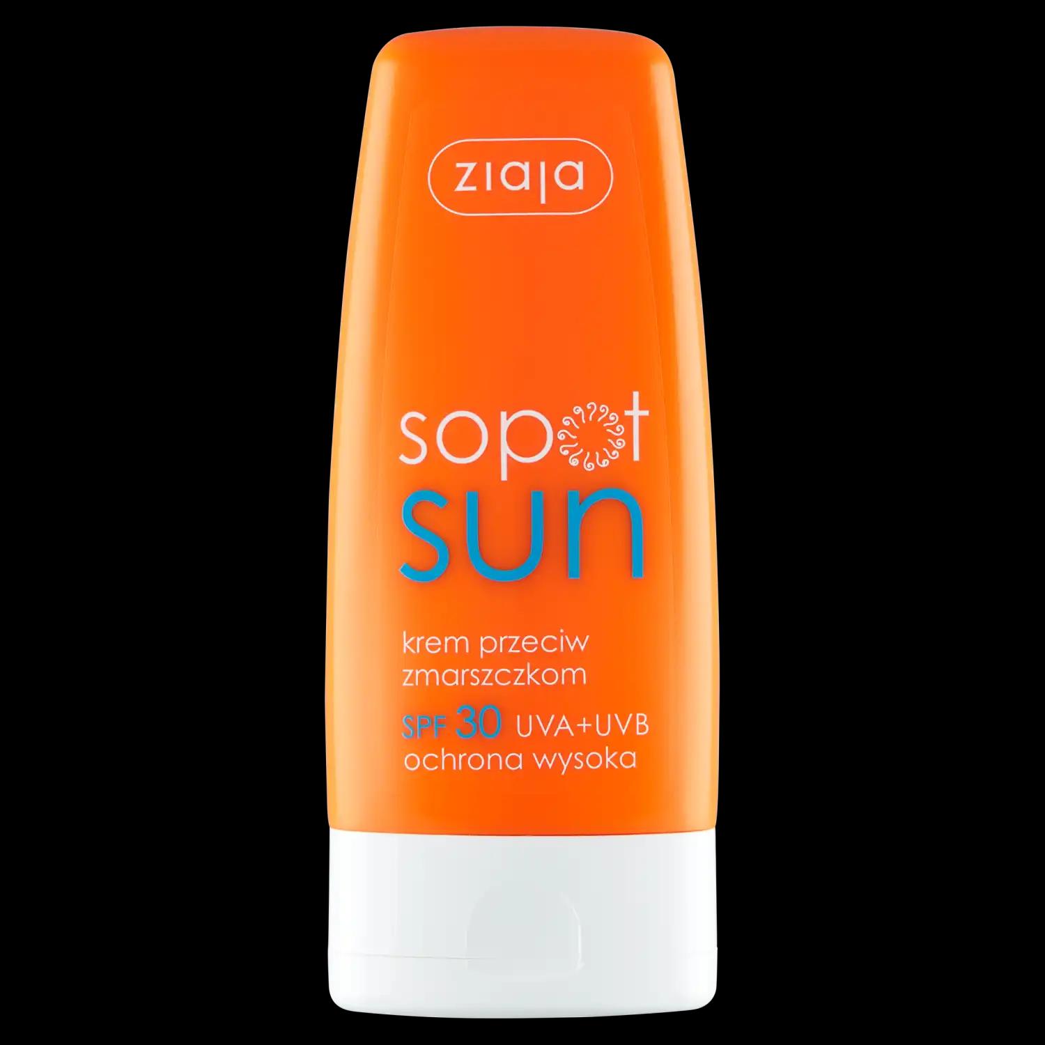 Ziaja Sopot Sun krem przeciw zmarszczkom SPF30 do twarzy, 60 ml