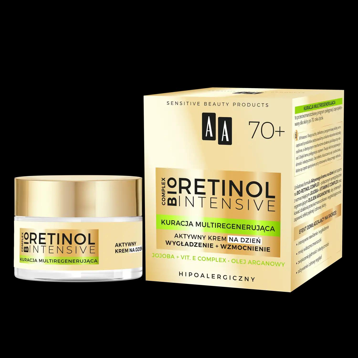 AA Retinol Intensive krem do twarzy na dzień 70+, 50 ml