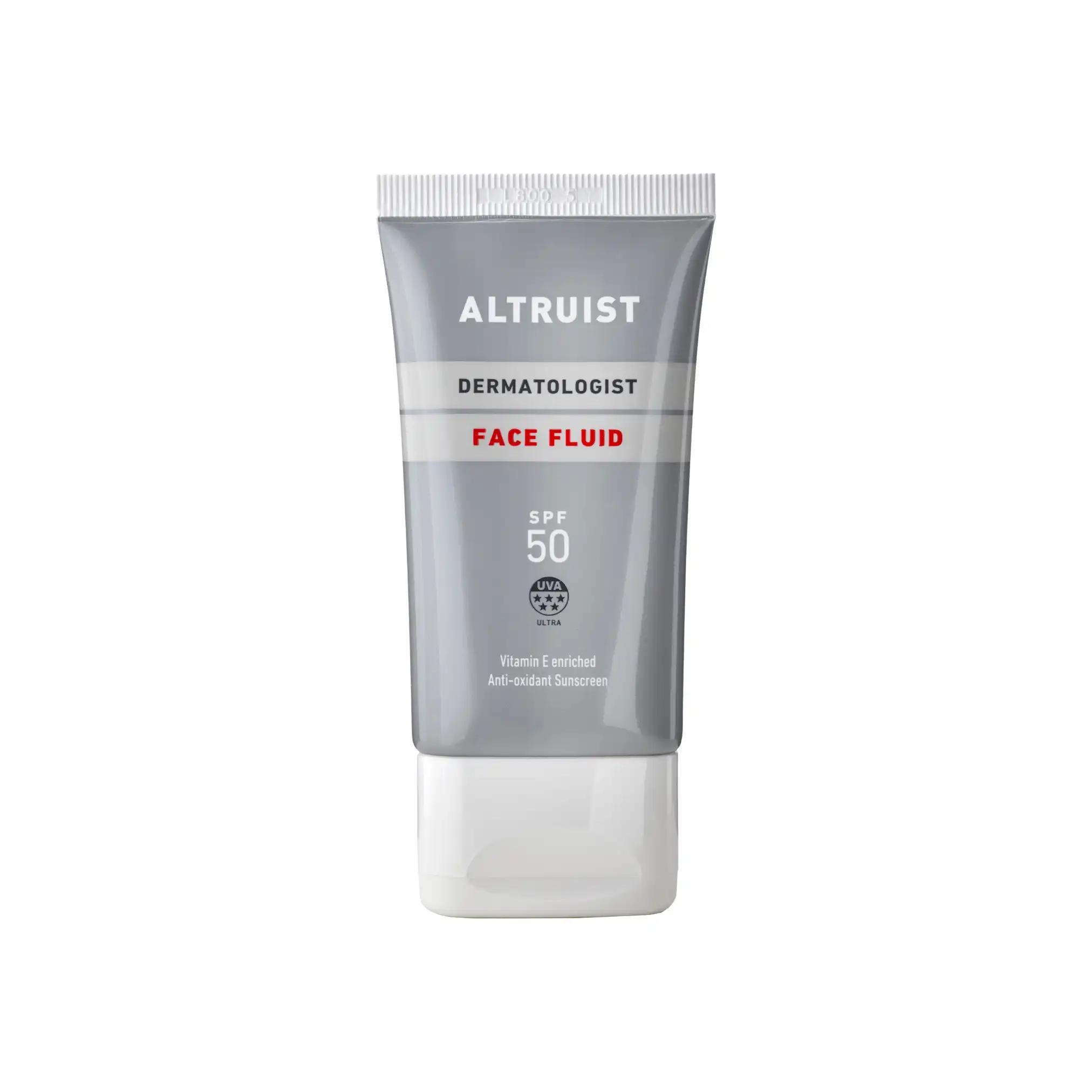 Altruist Face Fluid Sunscreen krem przeciwsłoneczny do twarzy z niacynamidem SPF50, 50 ml