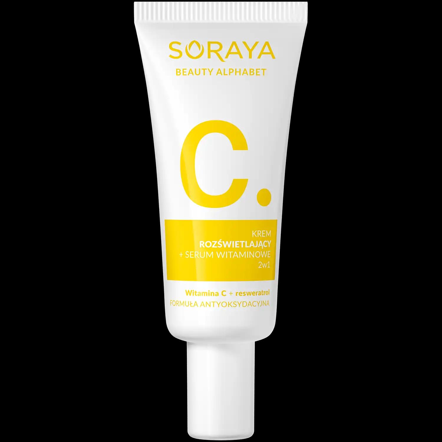 Soraya Beauty Alfabet krem i serum 2w1 do twarzy, 30 ml