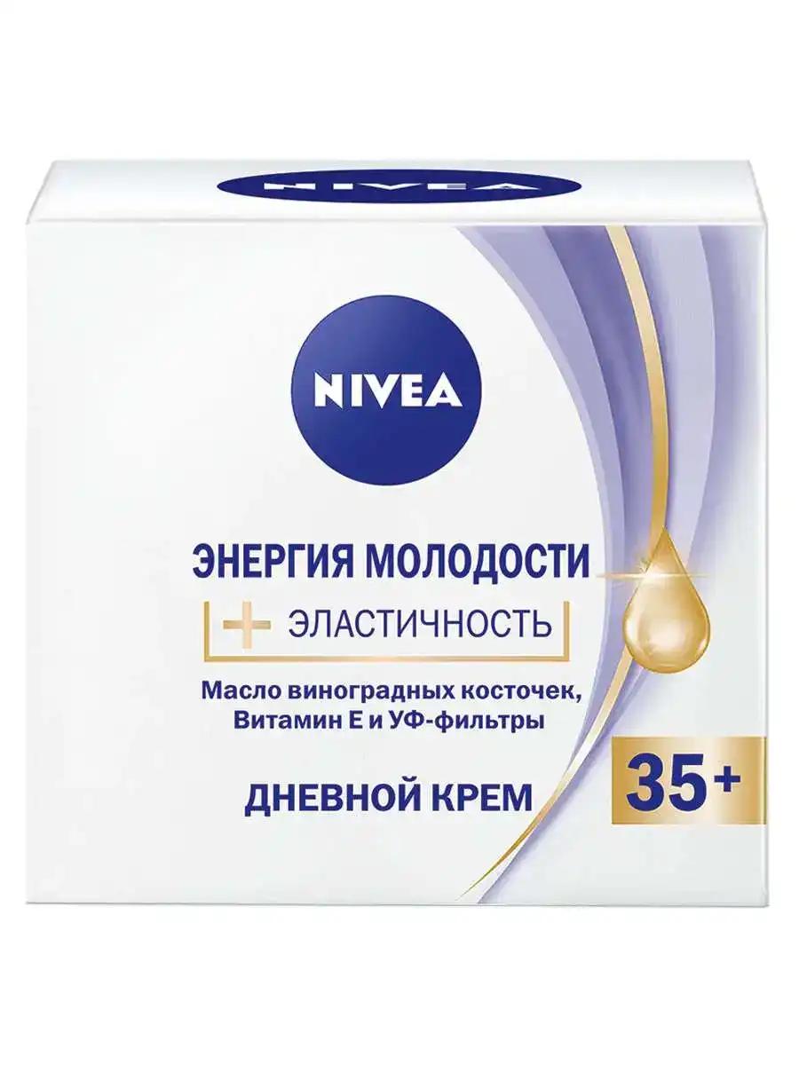 Nivea Крем для обличчя 50 мл Енергія молодості + еластичність 35+ денний антивіковий проти зморшок