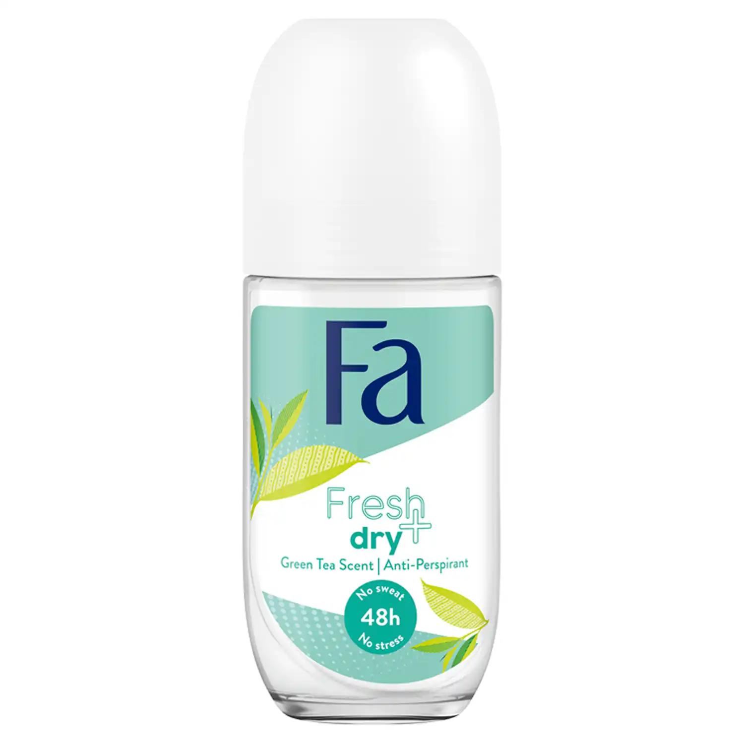 Fa Cosmetics Fresh&Dry Green Tea 48H antyperspirant damski w kulce, 50 ml