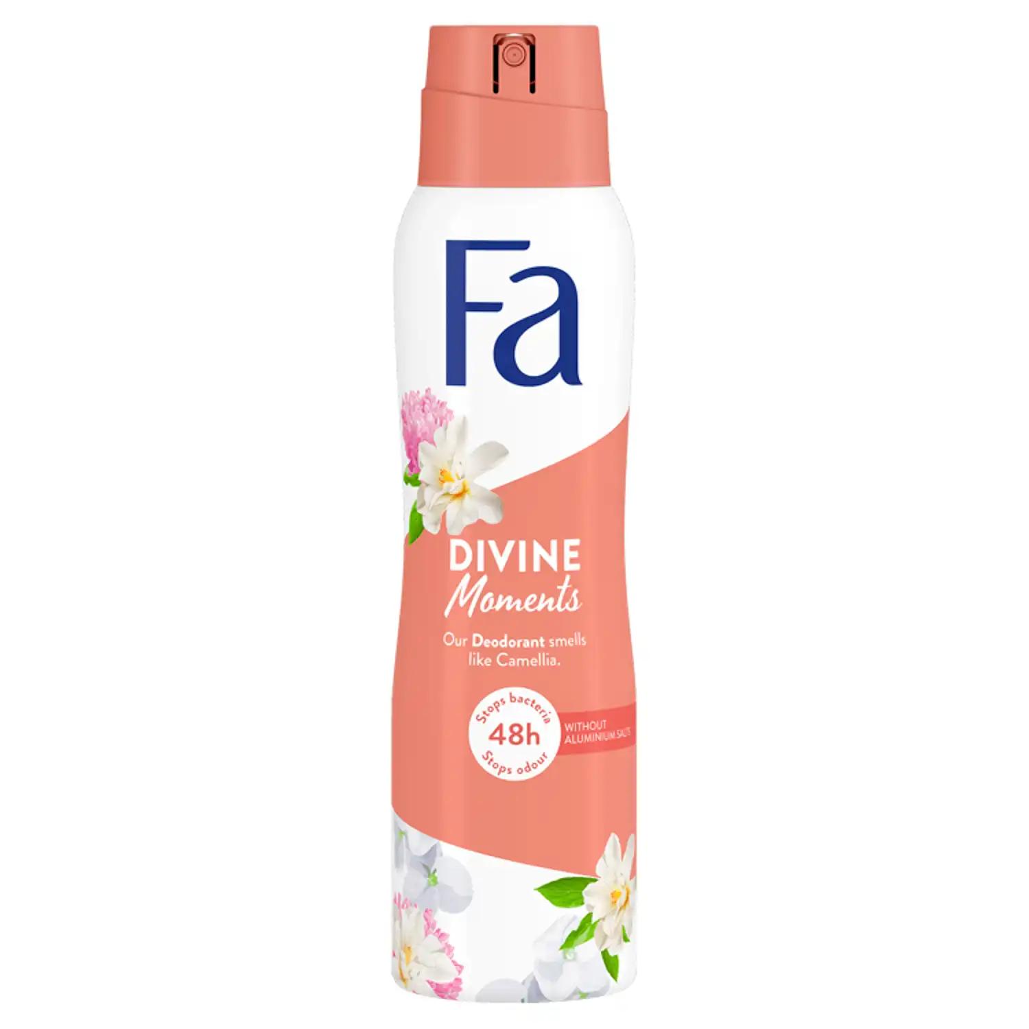 Fa Cosmetics Divine Moments 48H dezodorant damski w sprayu, 150 ml