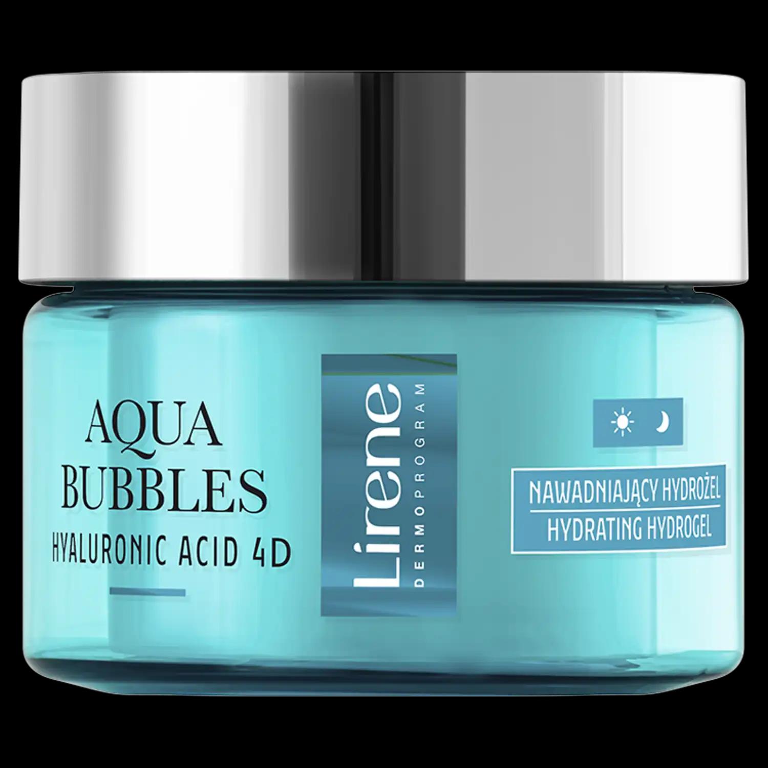 Lirene Aqua Bubbles nawadanijący hydrożel do twarzy, 50 ml