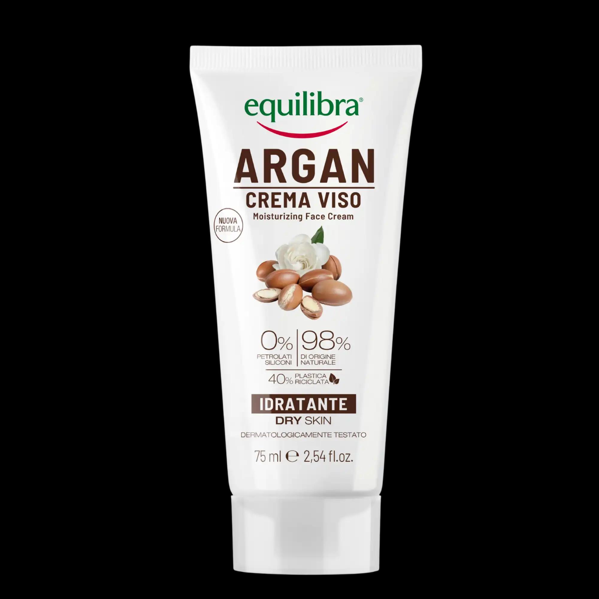 Equilibra Argan krem do twarzy, 75 ml