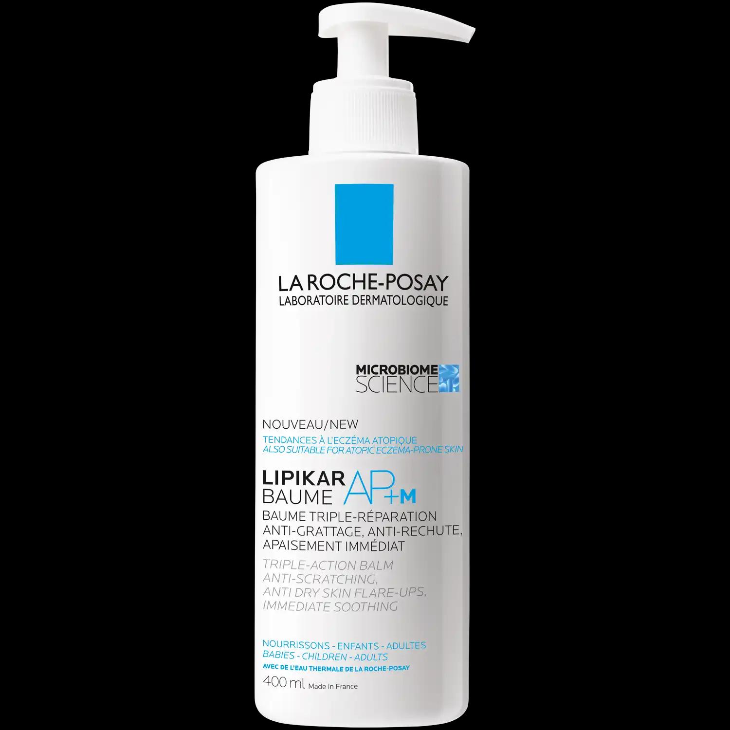 La Roche-Posay Lipikar Baume AP+M regenerujący balsam do ciała dla skóry suchej i atopowej, 400 ml