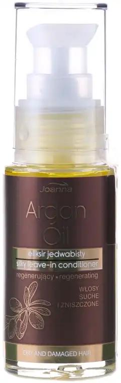 Joanna Jedwabisty eliksir regenerujący z olejem arganowym do włosów suchych i zniszczonych, Argan Oil