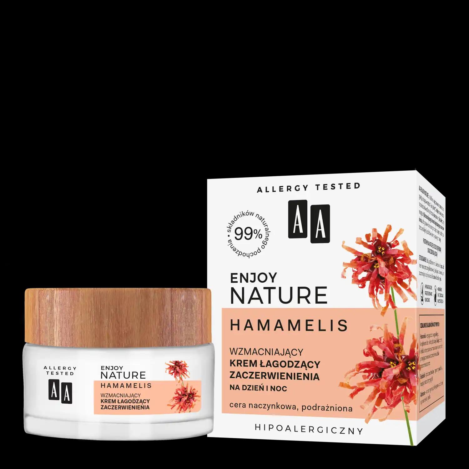 AA Enjoy Nature Hamamelis krem do twarzy na dzień i noc, 50 ml