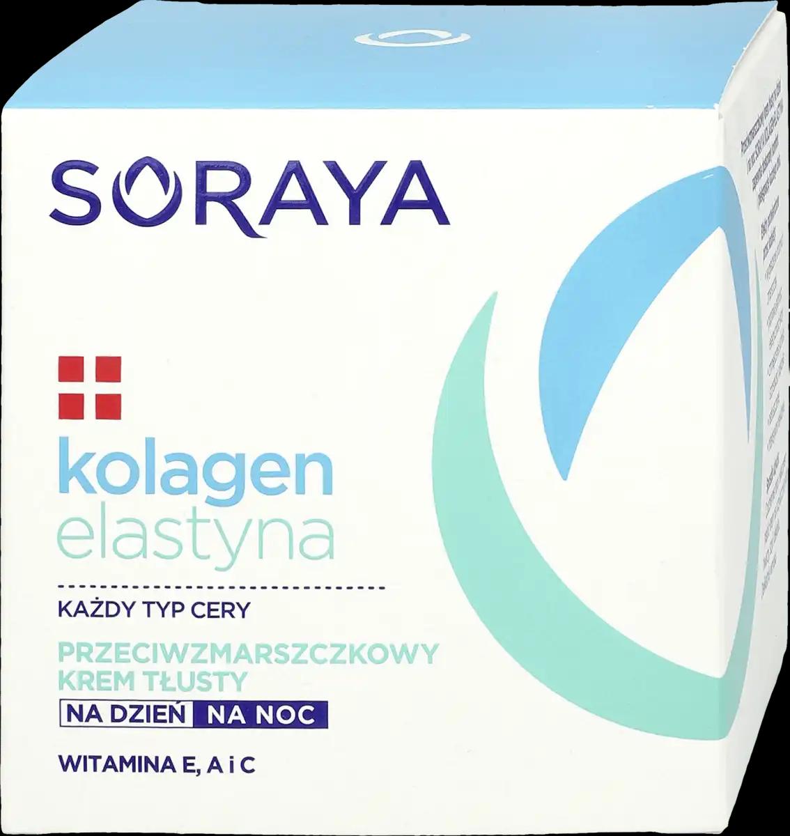 Soraya Kolagen & Elastyna przeciwzmarszczkowy krem na dzień i noc, 50 ml